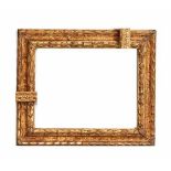 Italian frame2nd half 17th c.Hardwood, partly marble imitation, partly gilded. Clear dimensions 41 x