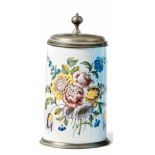 Jug with floral decorationSchrezheim, 2nd half 18th c.Large bouquet of flowers around central roses,