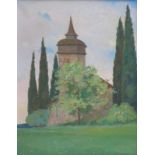 Brunelleschi, Umberto''Le clocher''(Montemurlo 1879-1949 Paris) Oil/Lwd. Signed lower right,