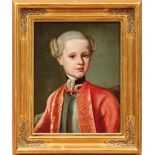 Portrait of a young nobleman (looks like Mozart...)Southgerman Portrait painter of the 18th