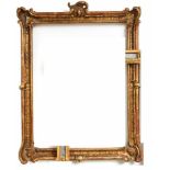 Large rococo frameGermany, M. 18th c.With engraved, stylized egg-and-dart, the corners and middles