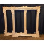 Two baroque style framesModernThe corners accentuated with foliage and rocailles. Softwood carved,