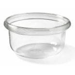 Tagliapietra, LinoLarge deep bowl(Murano 1934 born) For Effetre International, Murano. Colorless,