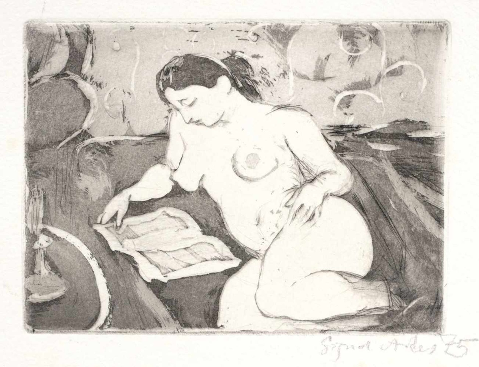 Sigrid Artes, Vier figürliche Arbeiten. 1975/1978/1989.Sigrid Artes 1933 Dresden  2016 - Bild 2 aus 4
