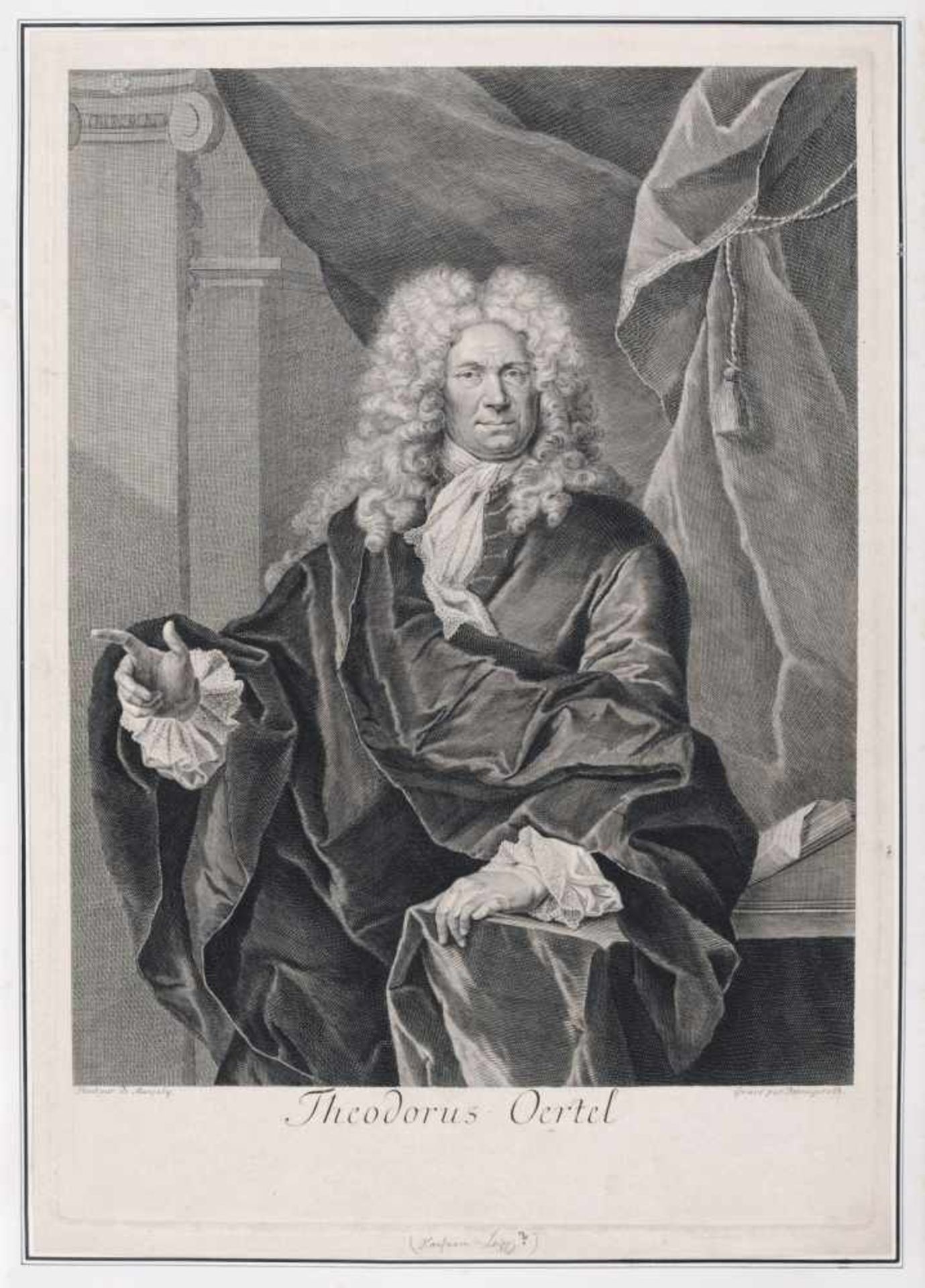 Martin Bernigeroth/ Johann Martin Bernigeroth, Vier Porträts Leipziger Kaufmänner. 1. H. 18. Jh. - Bild 3 aus 4
