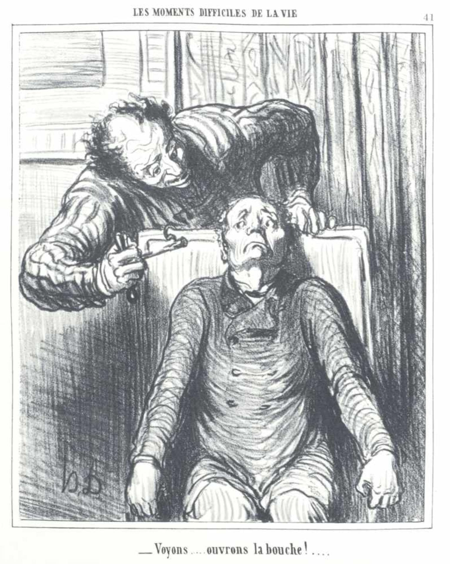 Honoré Daumier, Elf Illustrationen aus der Satire-Zeitschrift "Le Charivari". 2. H. 19. Jh.Honoré - Bild 12 aus 12