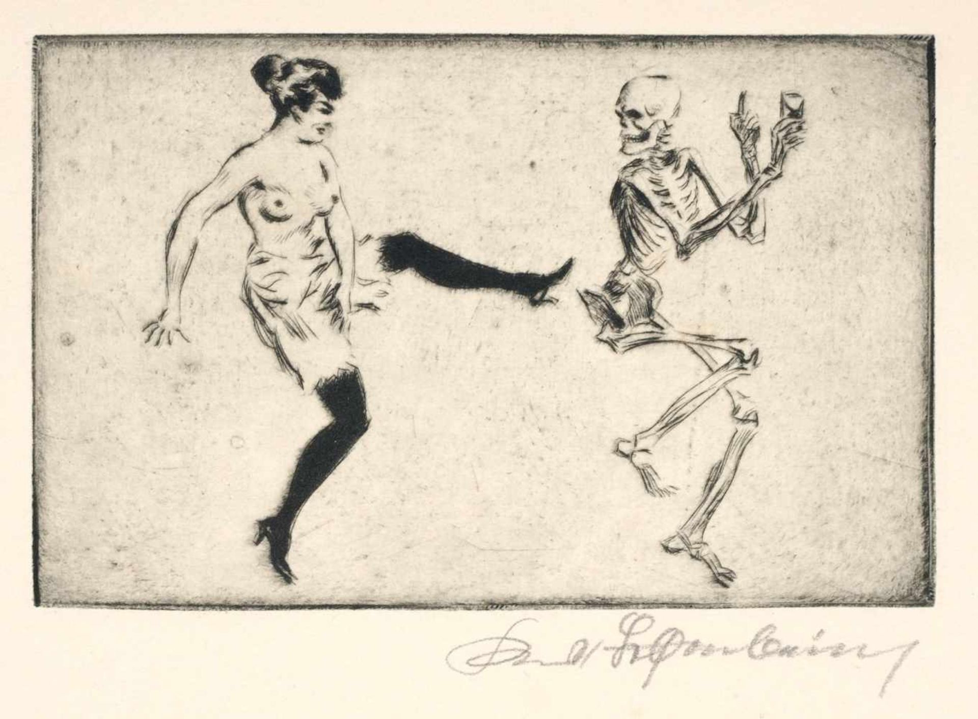 Walter Helfenbein, Fünf erotische Darstellungen. 1920er Jahre.Walter Helfenbein 1893 Dresden  - Bild 3 aus 5