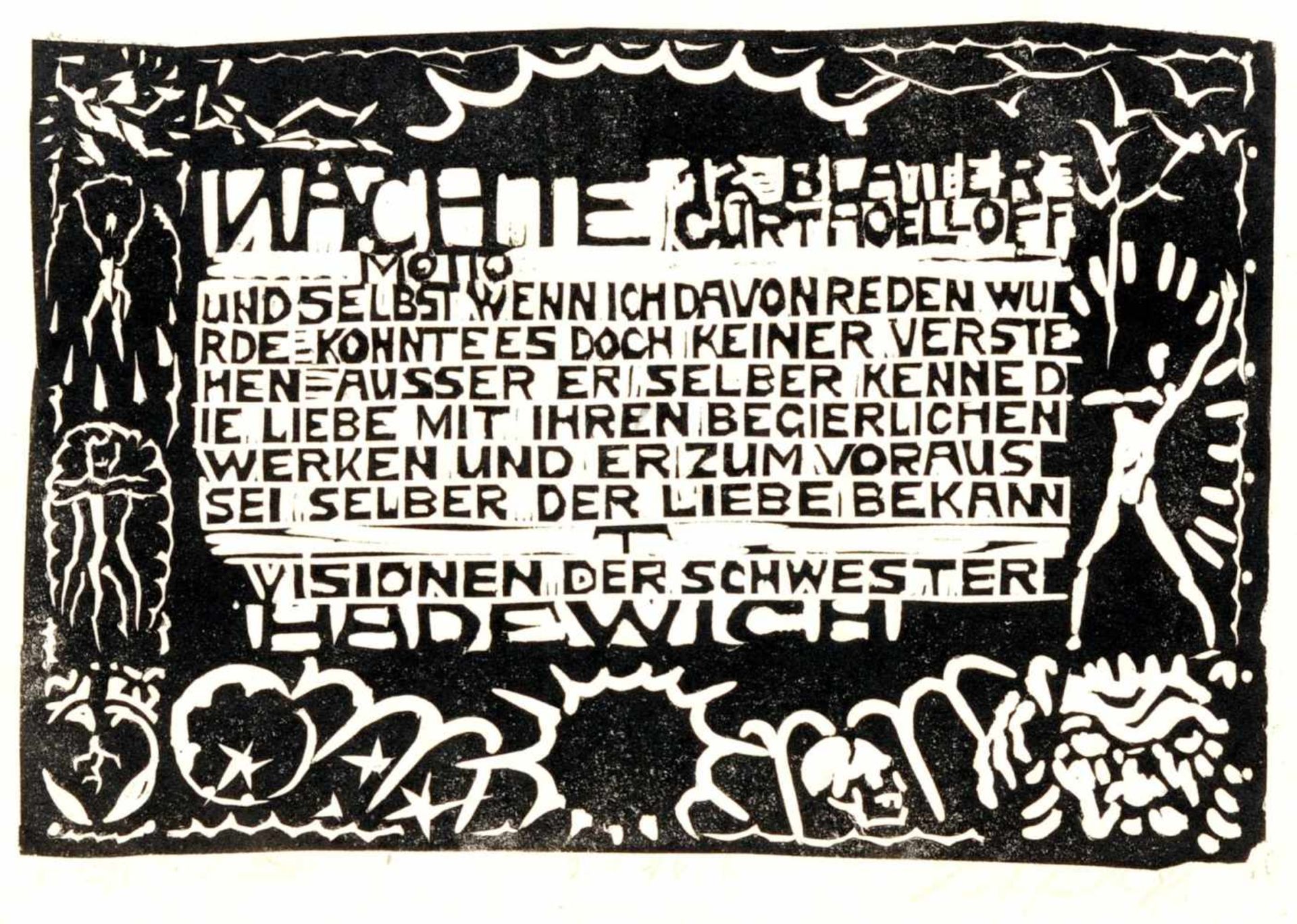Curt Hasenohr-Hoelloff "Nächte". 1919.Curt Hasenohr-Hoelloff 1887 Leipzig  1987 - Bild 2 aus 13
