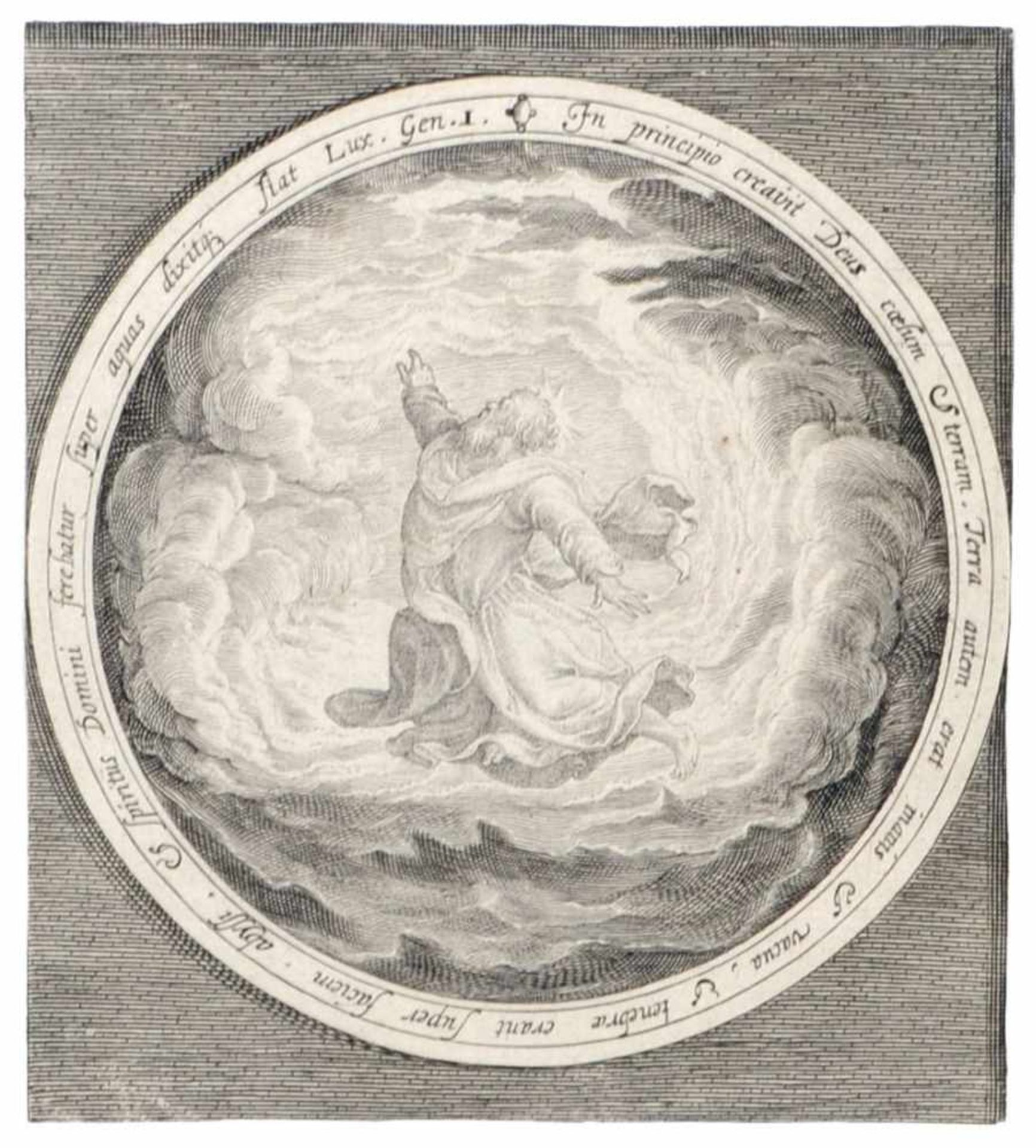 Nicolaes de Bruyn, Schöpfungsgeschichte nach dem 1. Buch Mose. 1. H. 17. Jh.Nicolaes de Bruyn 1571