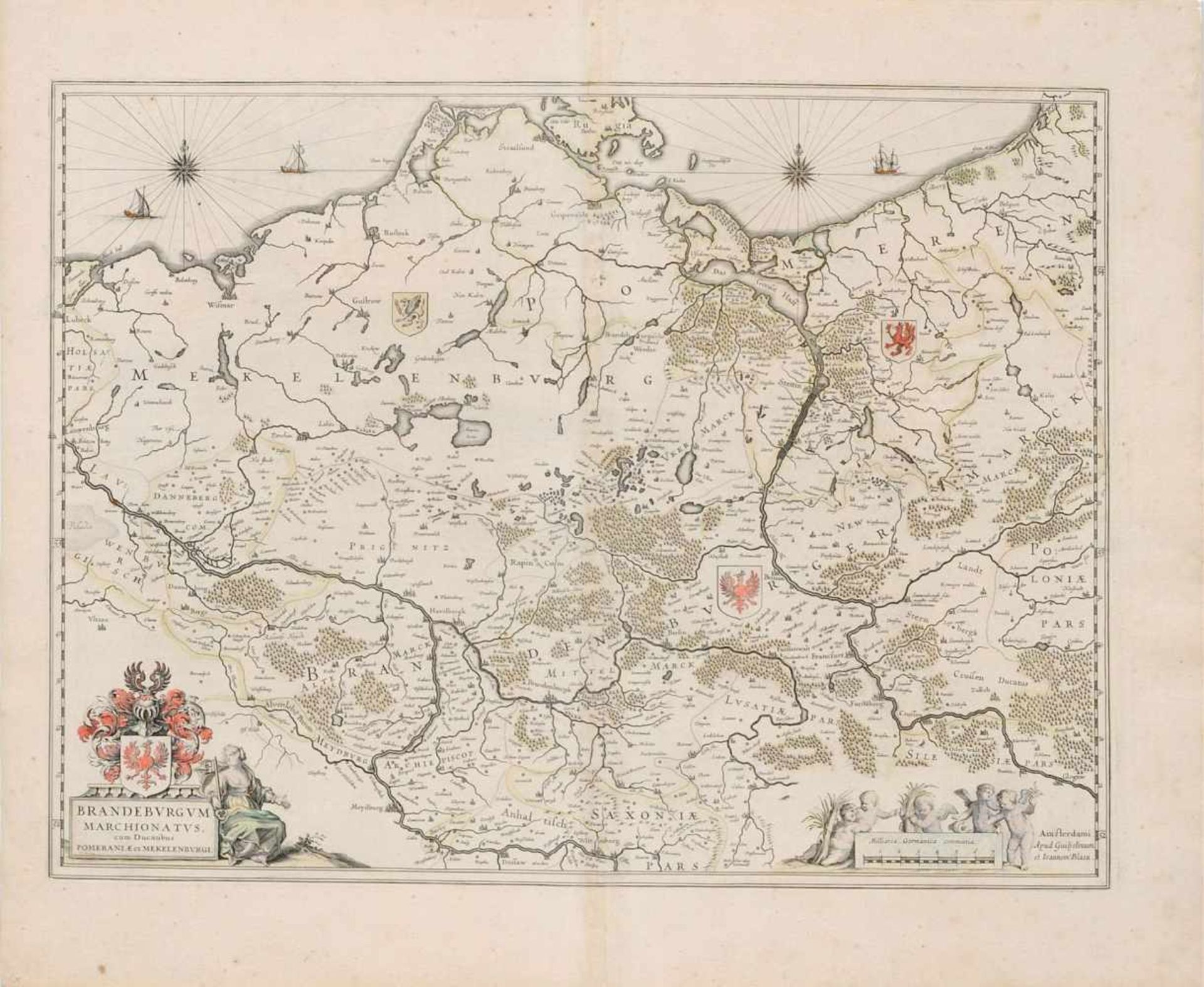 Verschiedene Stecher, Insel Rügen / Mecklenburg / Zwei Darstellungen zu Damgarten. 1633-1700.Gabriel - Bild 2 aus 6