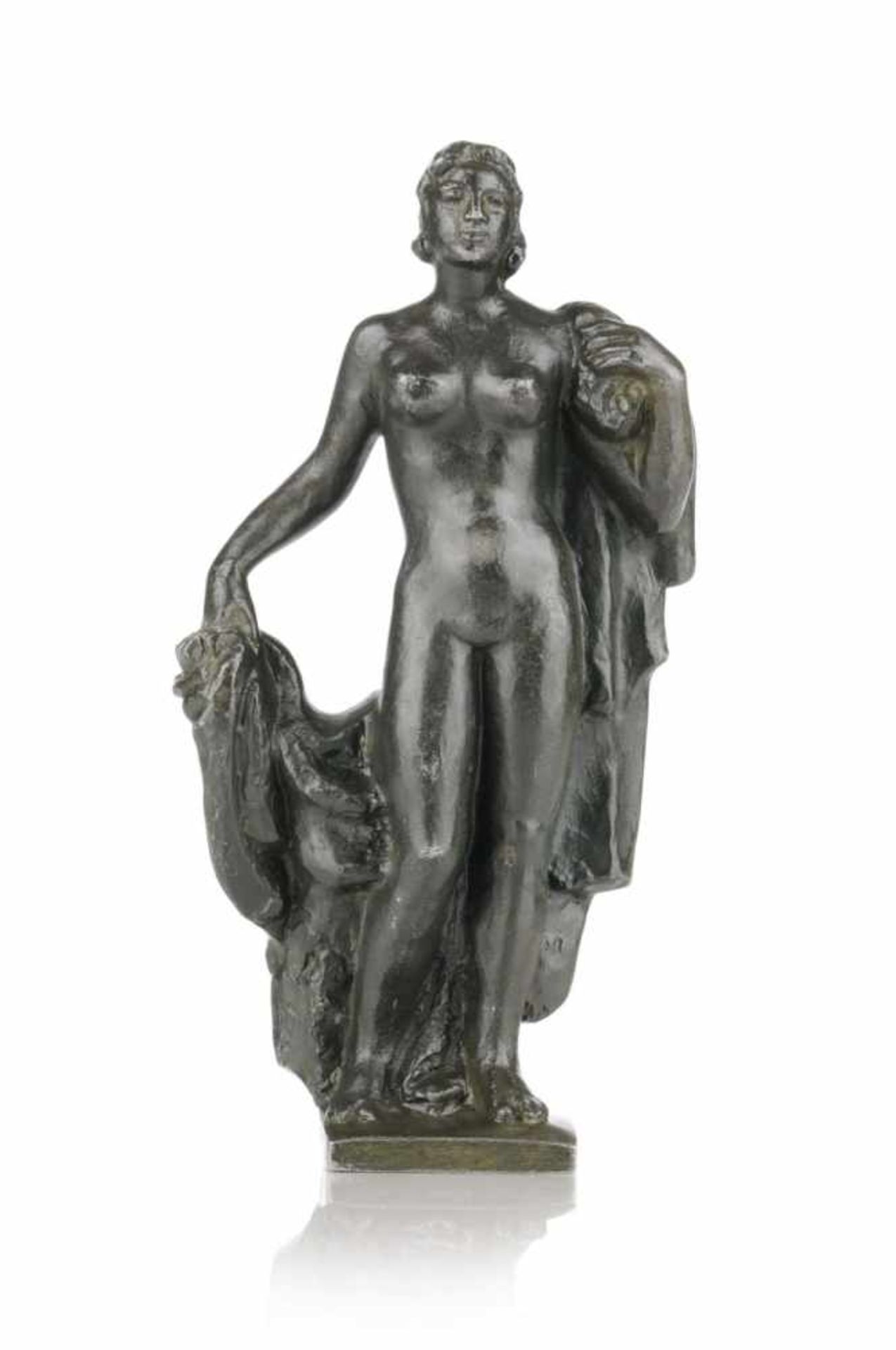 Otto Rost "Kleine Venus". Um 1943.Otto Rost 1887 Keuern b. Döbeln  1970 DresdenWeißmetall