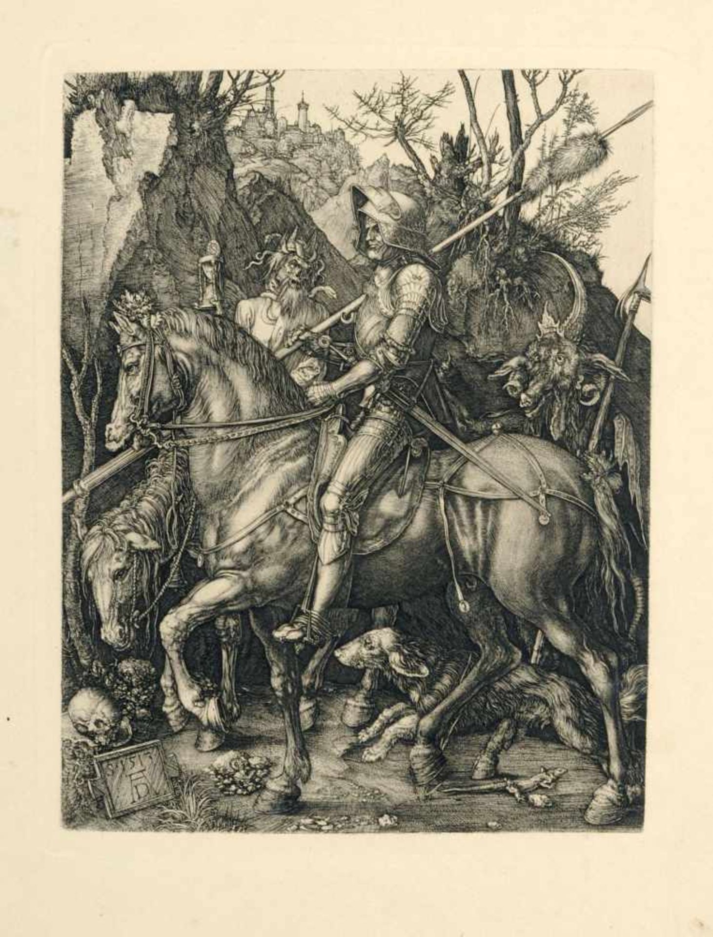 Albrecht Dürer "Der heilige Hieronymus im Gehäus" / "Ritter, Tod und Teufel" / "Die Melancholie" / - Bild 2 aus 4