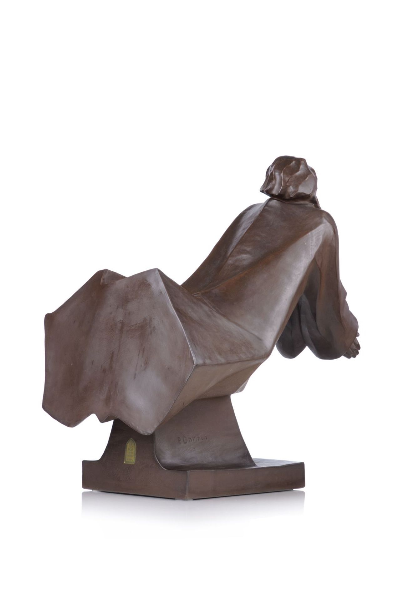 "Schwebender Gottvater". Ernst Barlach für Meissen. Um 1959.Ernst Barlach 1870 Wedel  1938 - Bild 2 aus 2