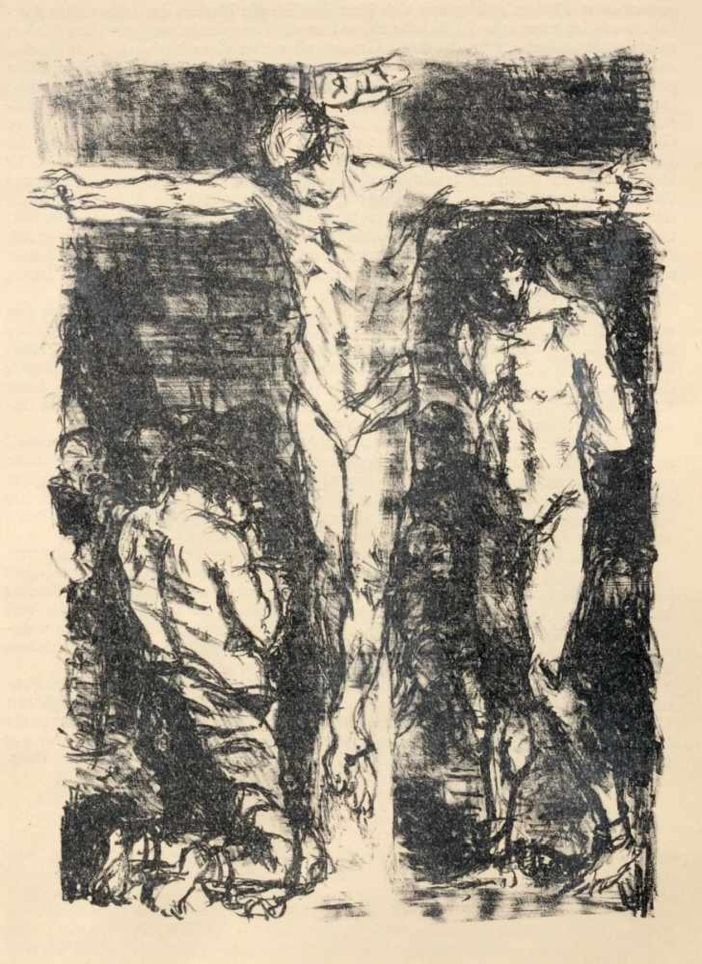 Max Beckmann, Sieben Illustrationen zu Dostojewskijs "Aus einem Totenhaus". 1913.Max Beckmann 1884 - Bild 7 aus 7