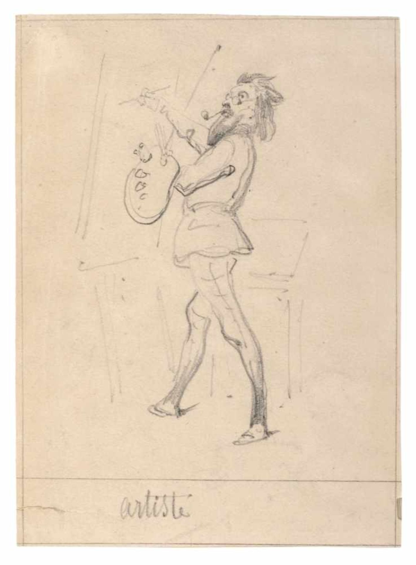 Victor Adam (zugeschr.)"Artiste"/"Guignol". 1. H. 19. Jh.Victor Adam 1801 Paris  1867