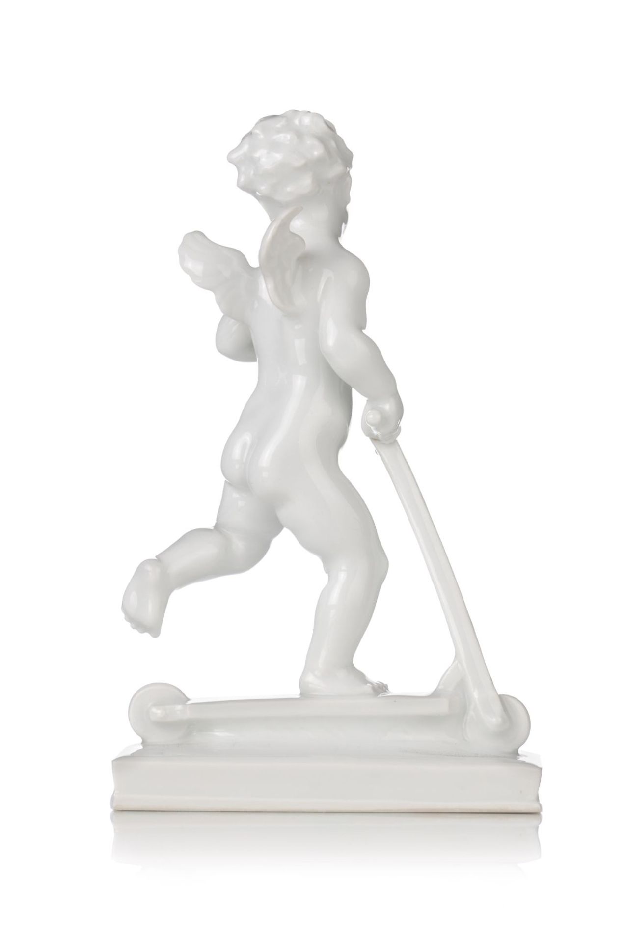 "Putto auf Roller". Ludwig Nick für Meissen. 1924 1934.<b - Bild 2 aus 2