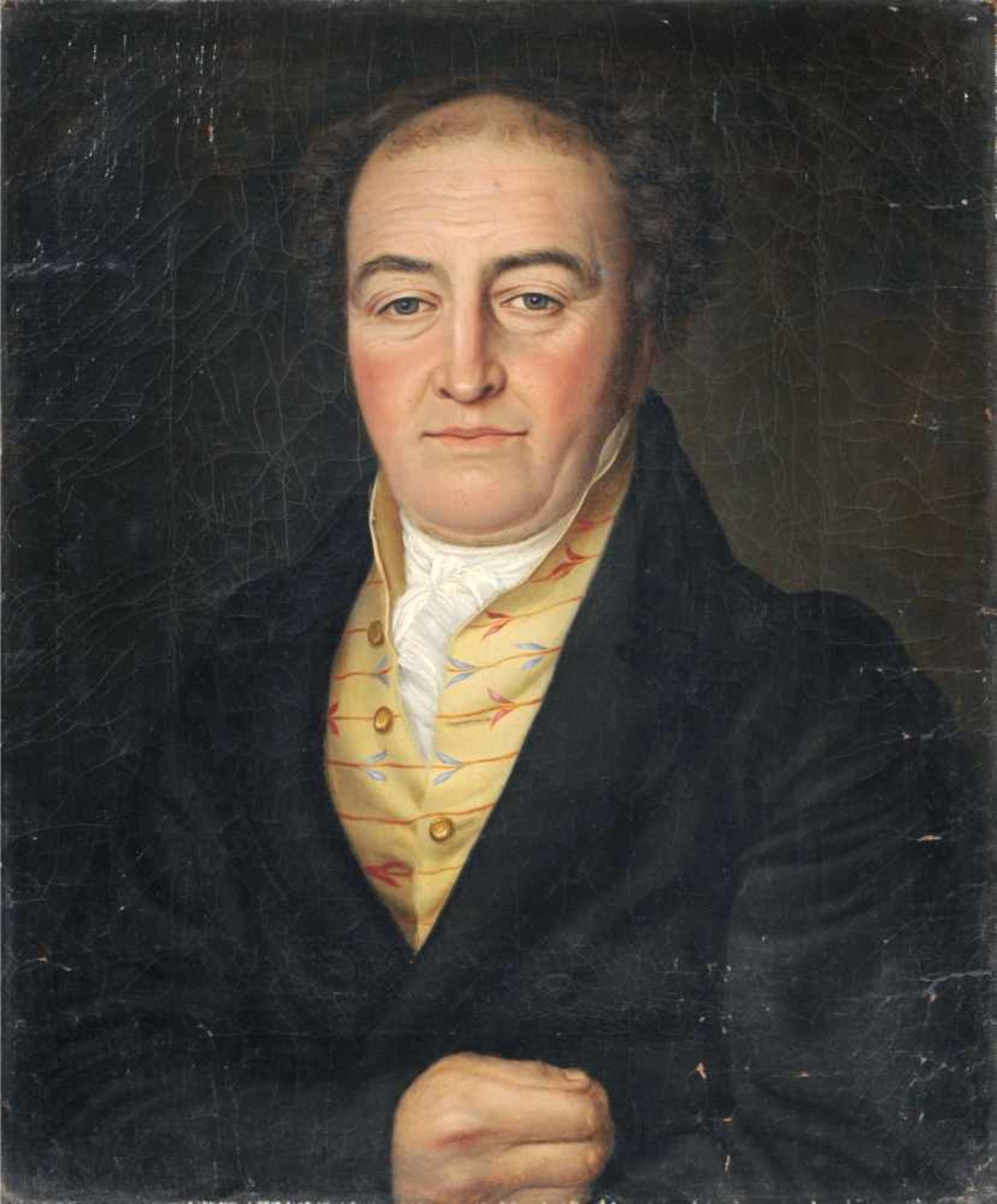 Unbekannter Künstler, Porträt des Karl Gottlob Rudolph. Early 19th cent.<b