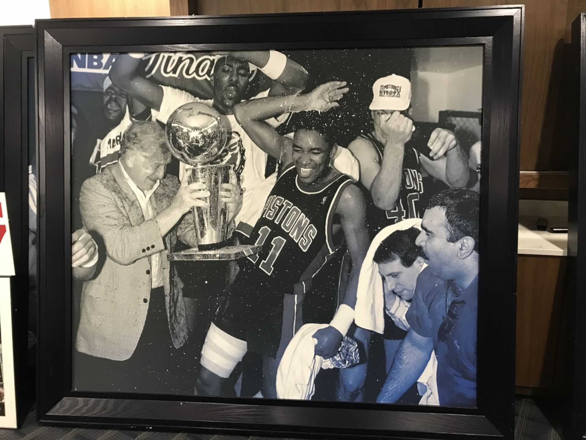 1989 Champ Celebration Framed on Canvas , Dim. 90 in x 78 in , Location: Chairmans Club ***Note from
