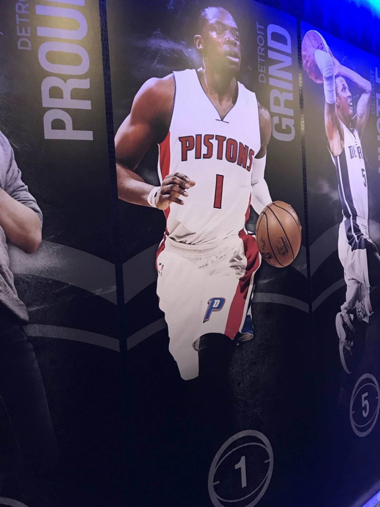 # 1 Reggie Jackson - Vinyl Wall Mural , Dim. 36 in w x 86 in h , Location: Locker Room ***Note