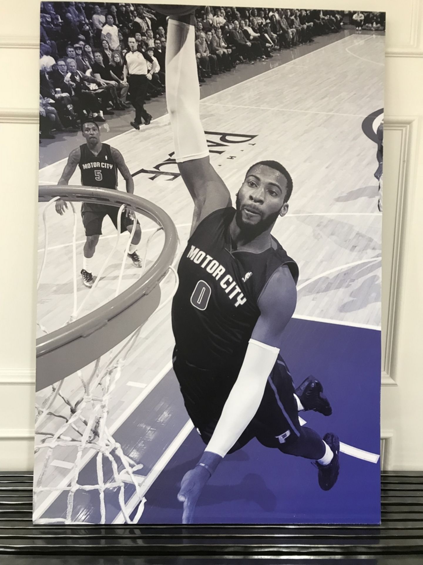 Picture on Foam Board "Andre Drummond" , Dim. 24 in x 36 in , Location: Suites/Halls ***Note from