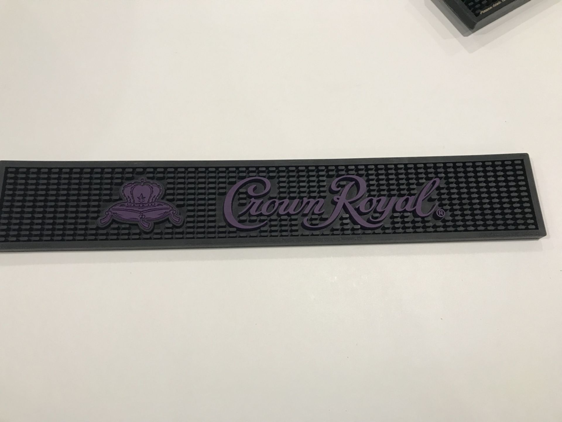 Crown Royal Rubber Spill Mat , Dim. 21 in x 3 1/2 in , Location: Palace Grill ***Note from