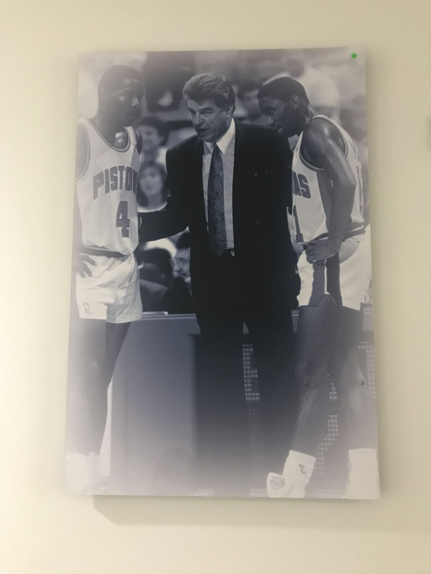 Chuck Daly, Joe Dumars, Isiah Thomas Picture , Dim. 24 in x 36 in , Location: Matt Dobek Press