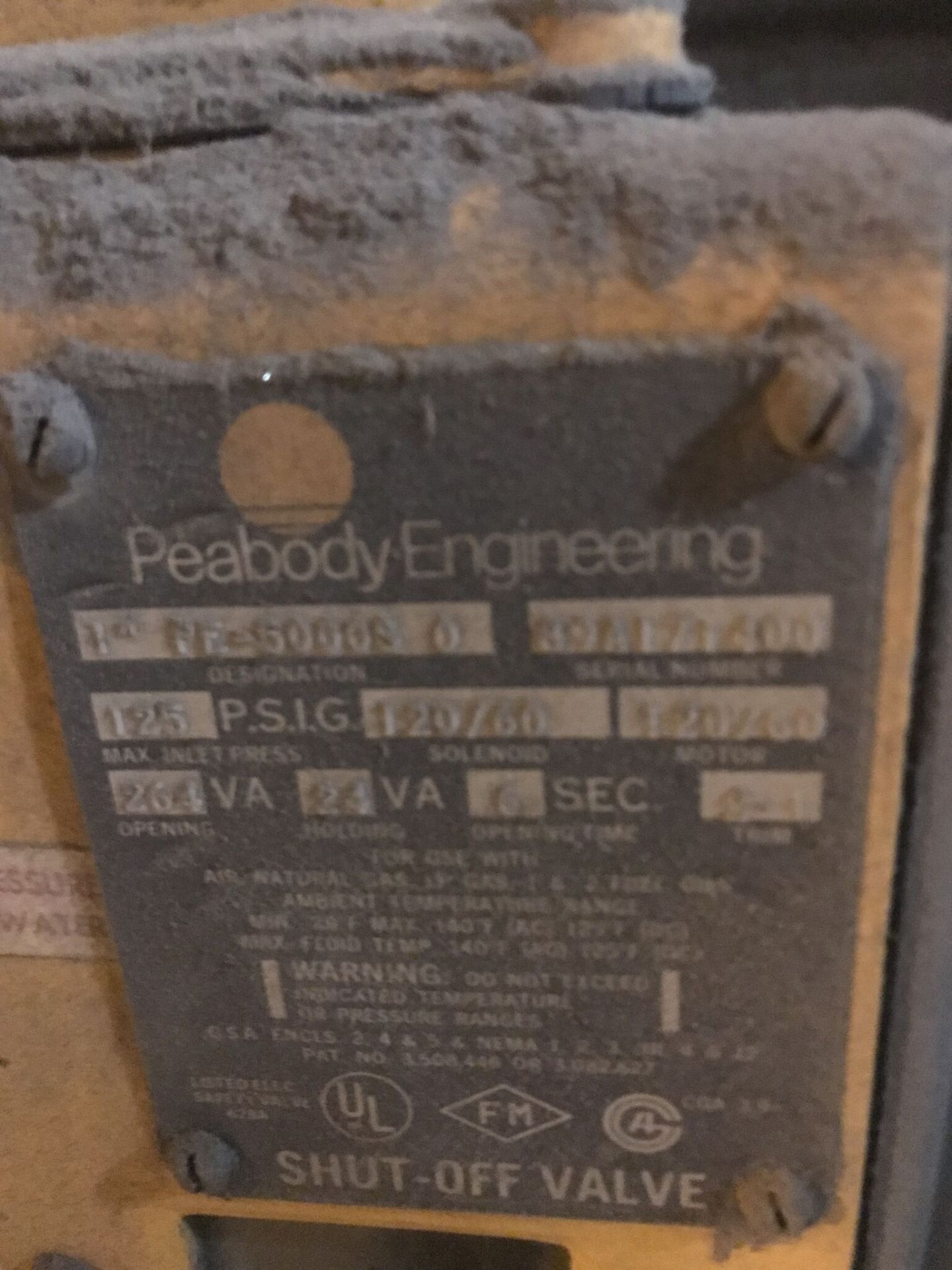 Burner Control, Peabody Engineering, 2 Maxons, 1 Fisher Valve - Image 4 of 5