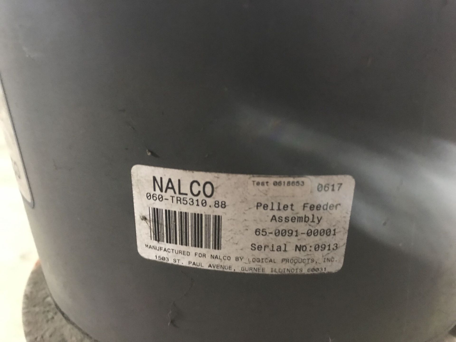 NALCO 3D Transar Pellet Feeder ASSY, Serial #0913 - Image 3 of 4