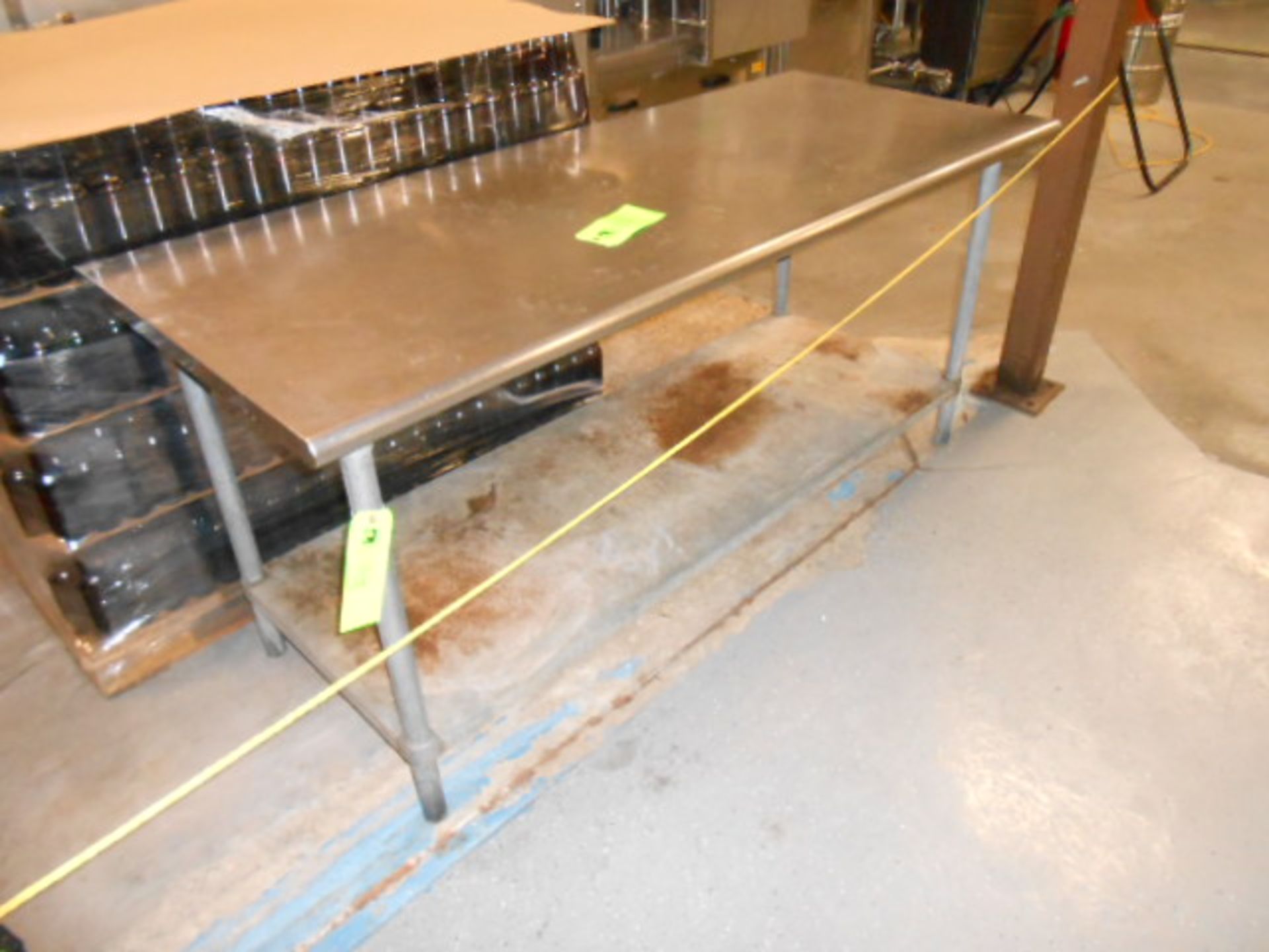 Metal top workbench, 30 in x 72 in ***NOTE FROM AUCTIONEER*** Rigging and Loading fee of ___$ 20