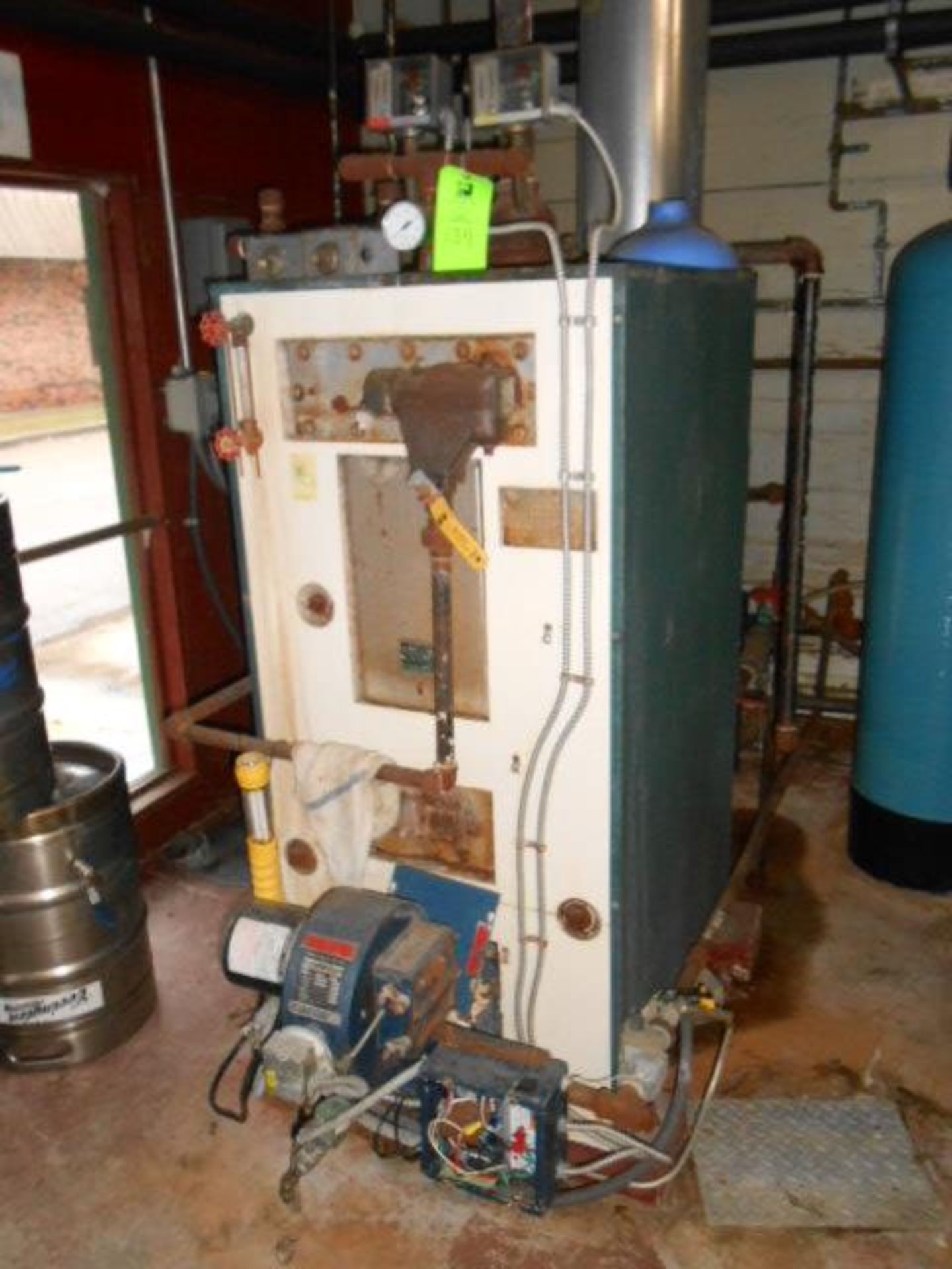 Columbia Boiler, model L24, #2 oil input 3 GPM, natural gas 420 MSH, certification number 145561,