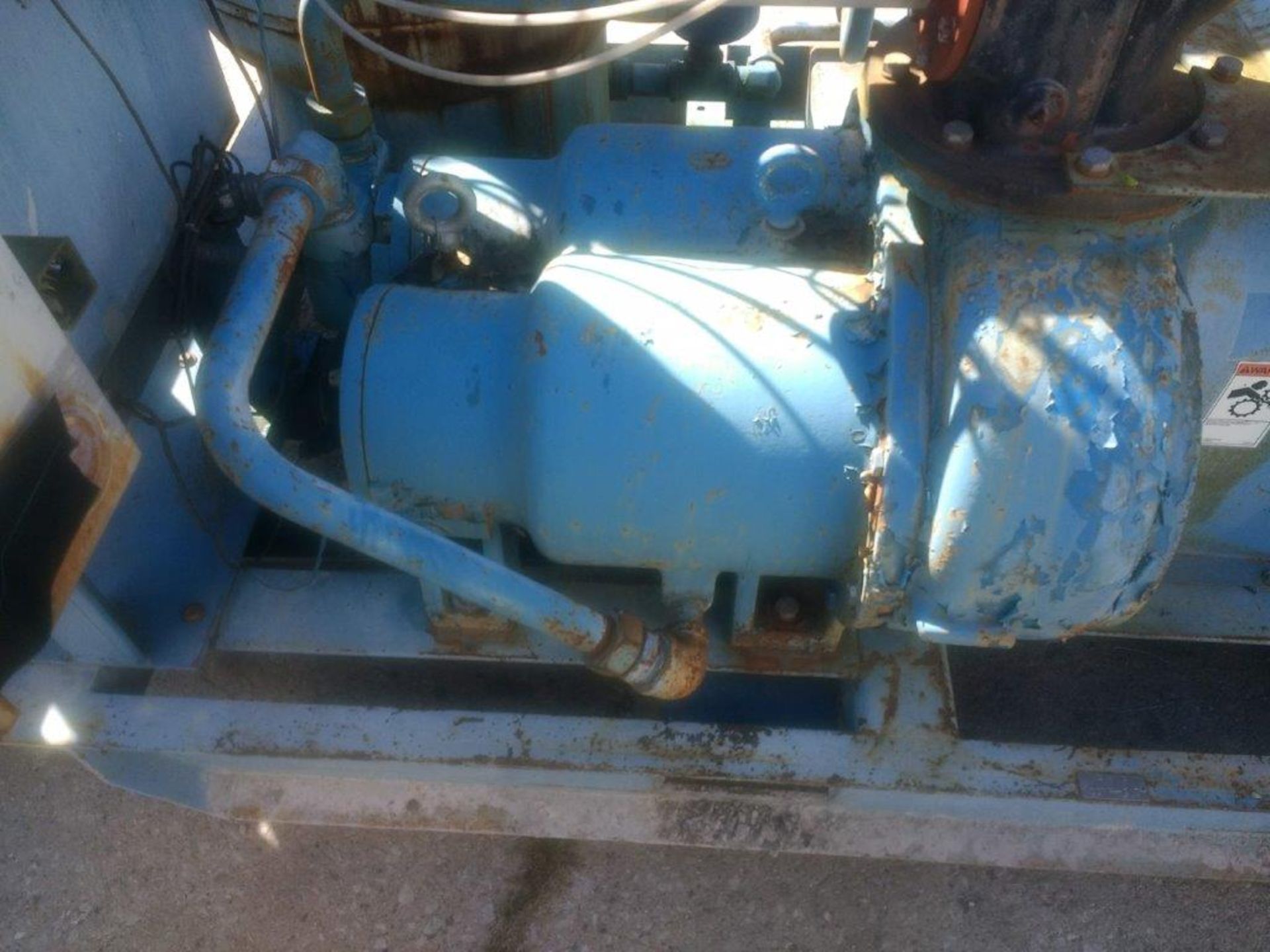 Quincy Air Compressor, 100 HP, Serial# 39017 S104ANA3ME (LOCATED IN MT. PLEASANT, WI) - Image 2 of 3