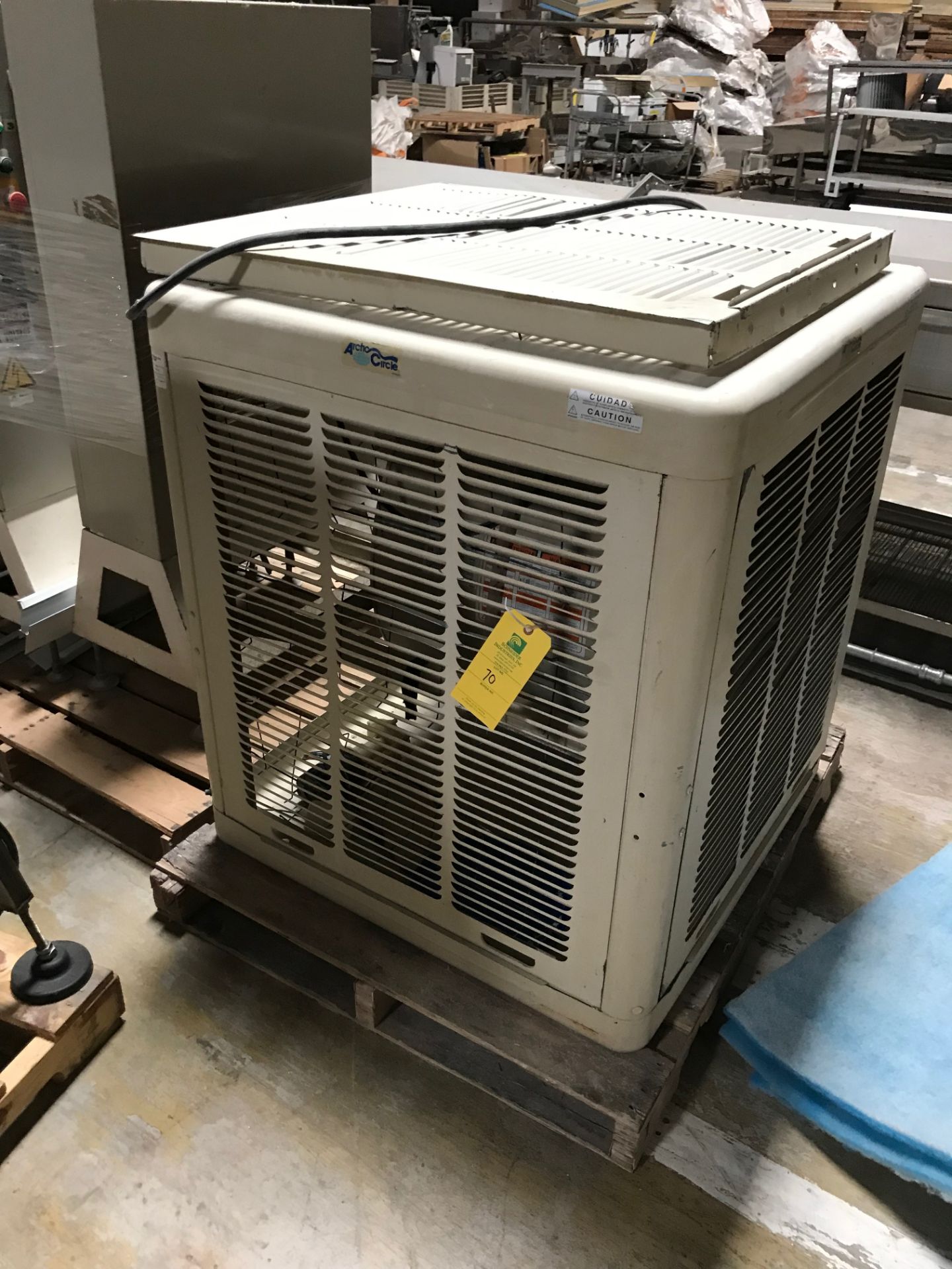 AdobeAir Inc. Evaporative Air Cooler, Model# US670G, Serial# I04000376, 3/4 HP, 115 Volts, 60 Hz,