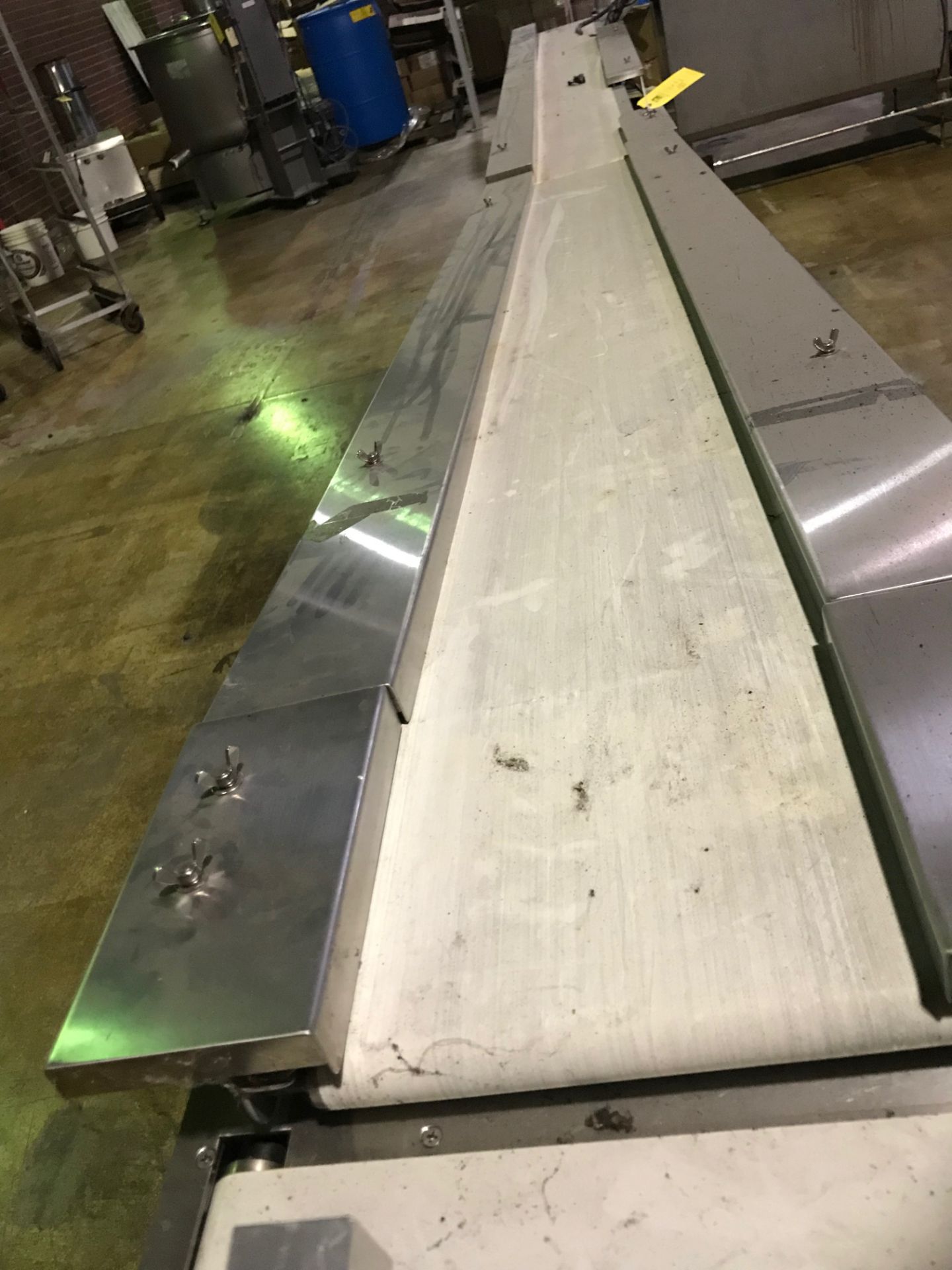 Discharge Conveyor to Packaging for Rice Noodle Line, 209 Inches Long x 8 Inches Wide - Image 3 of 4