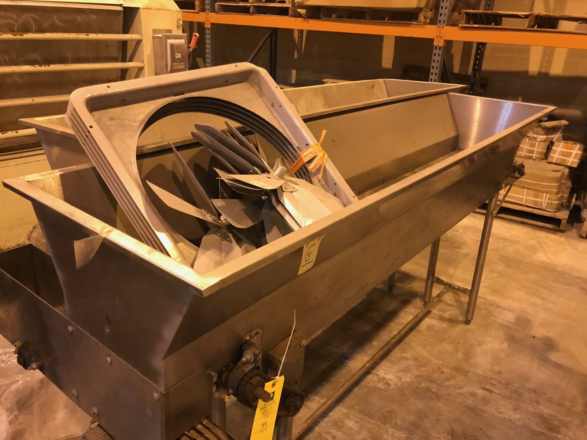 Trough Style Conveyor, 87 Inches Long x 1 ft Wide - Image 2 of 3