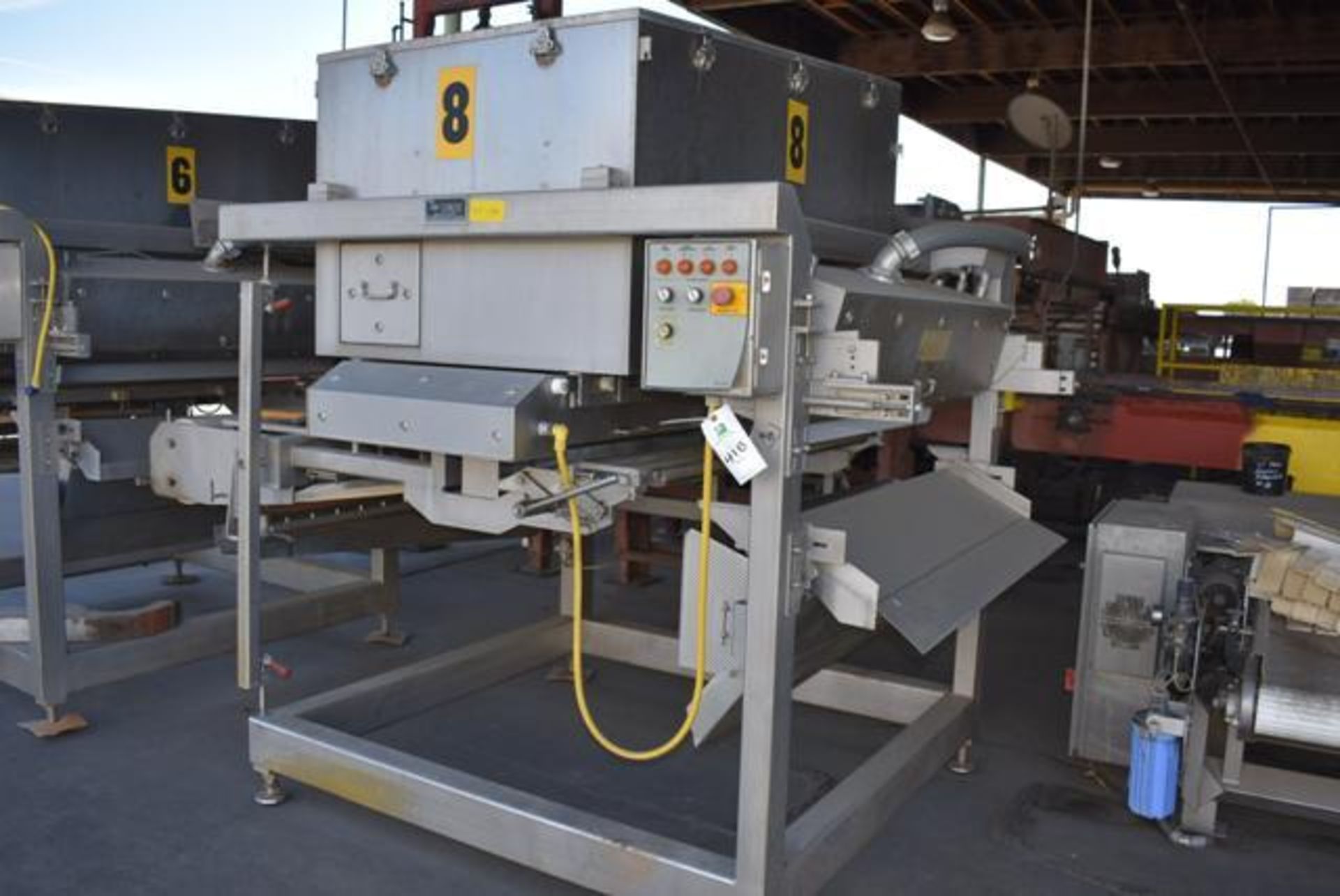 ,SRC Vision Model #480-1-VHRC-CE Color Sorter/Vision Inspection Station, SN 5896-010, RIGGING