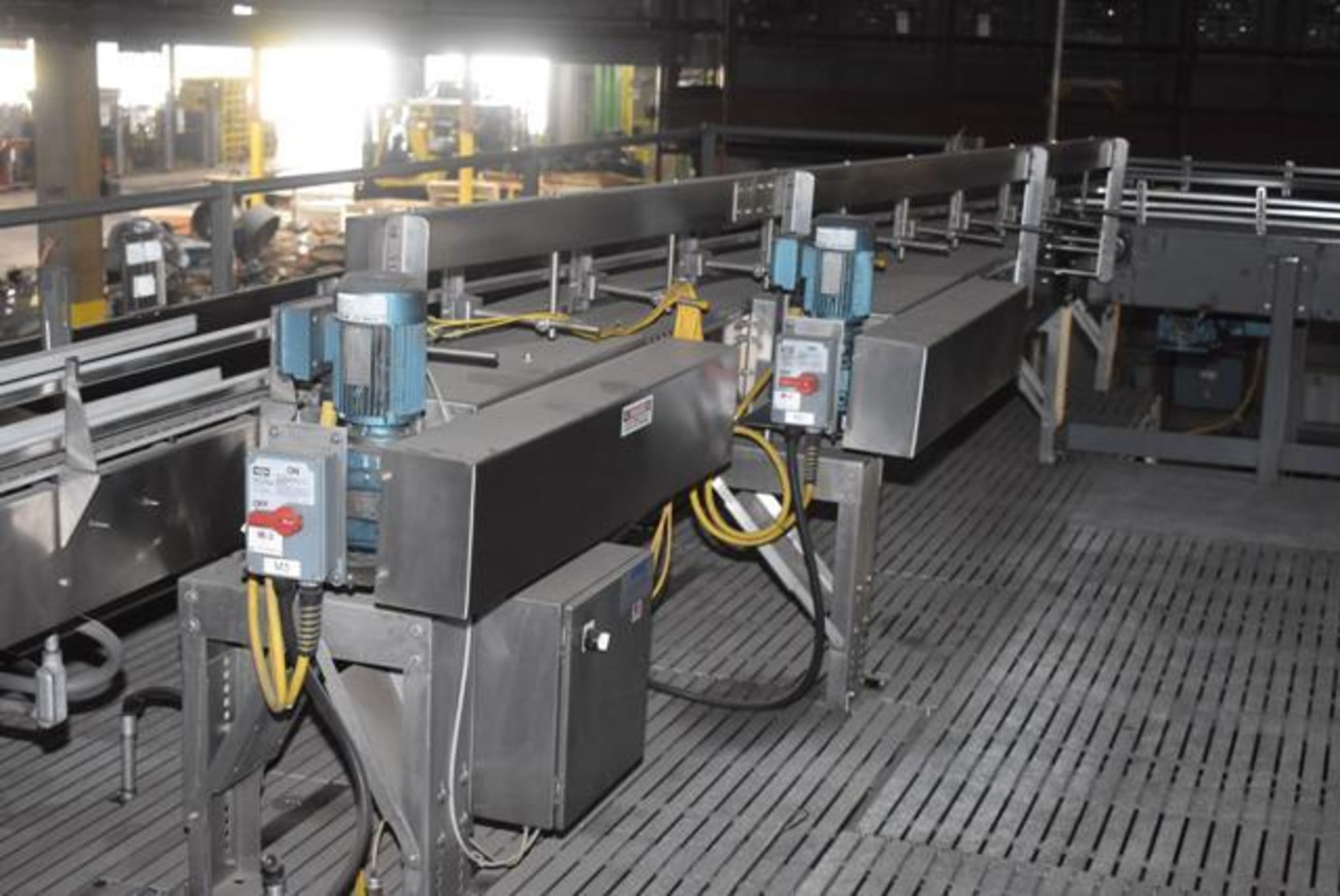 Ambec Jar Accumulation Table/Single Lane Jar System, Section One 60 in Wide x 18 ft Length, - Image 3 of 4