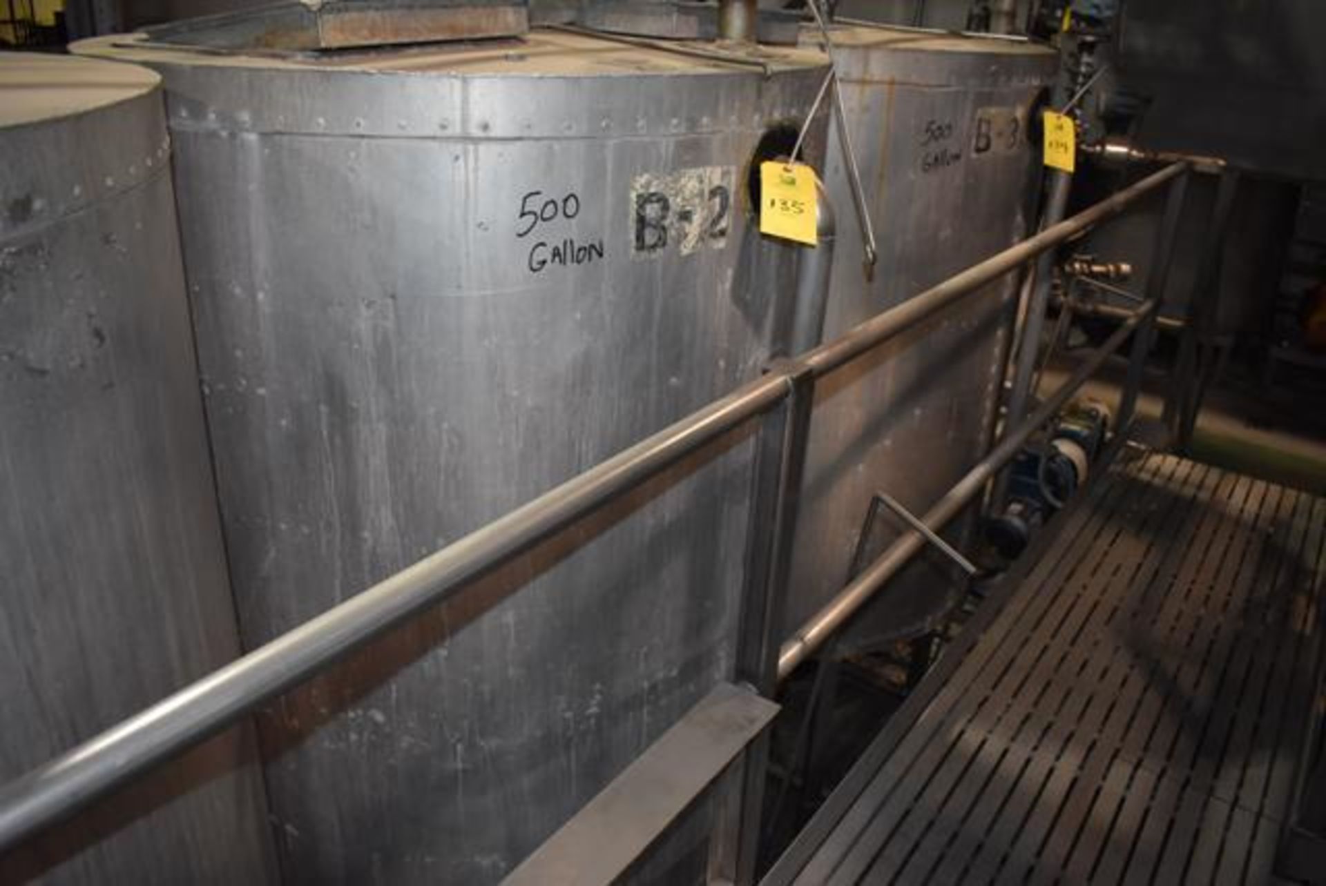 ,Stainless Steel Insulated Tank, 48 in Diameter x 60 in Depth, Rated 500 Gal. Capacity, ID B-2,