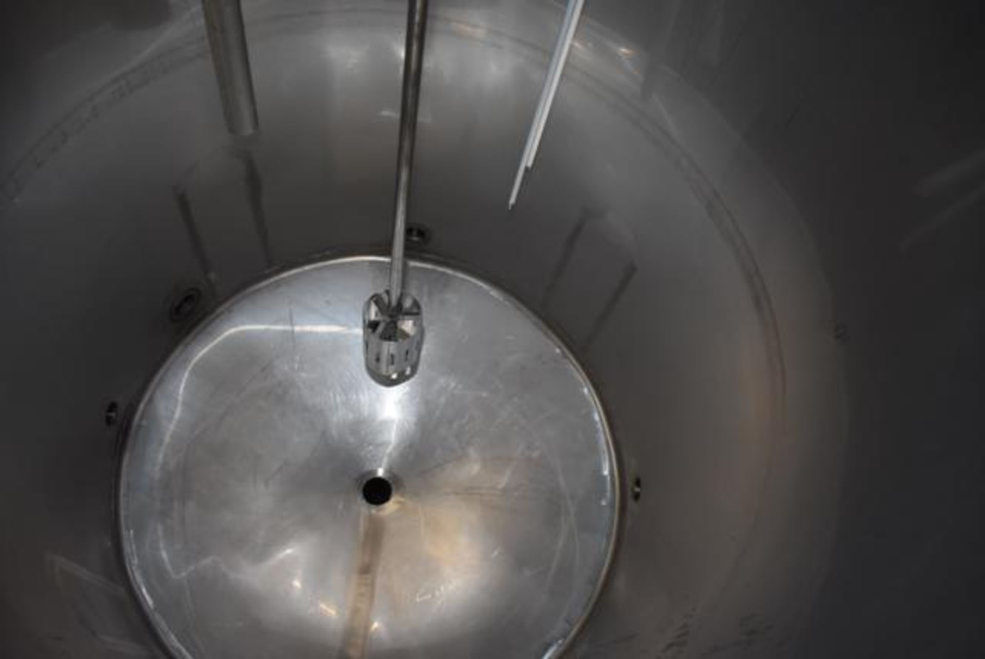 ,Stainless Steel Tank, 48 in Diameter x 60 in Depth, Rated 500 Gal. Capacity, Includes Mixer, SS Leg - Image 2 of 2