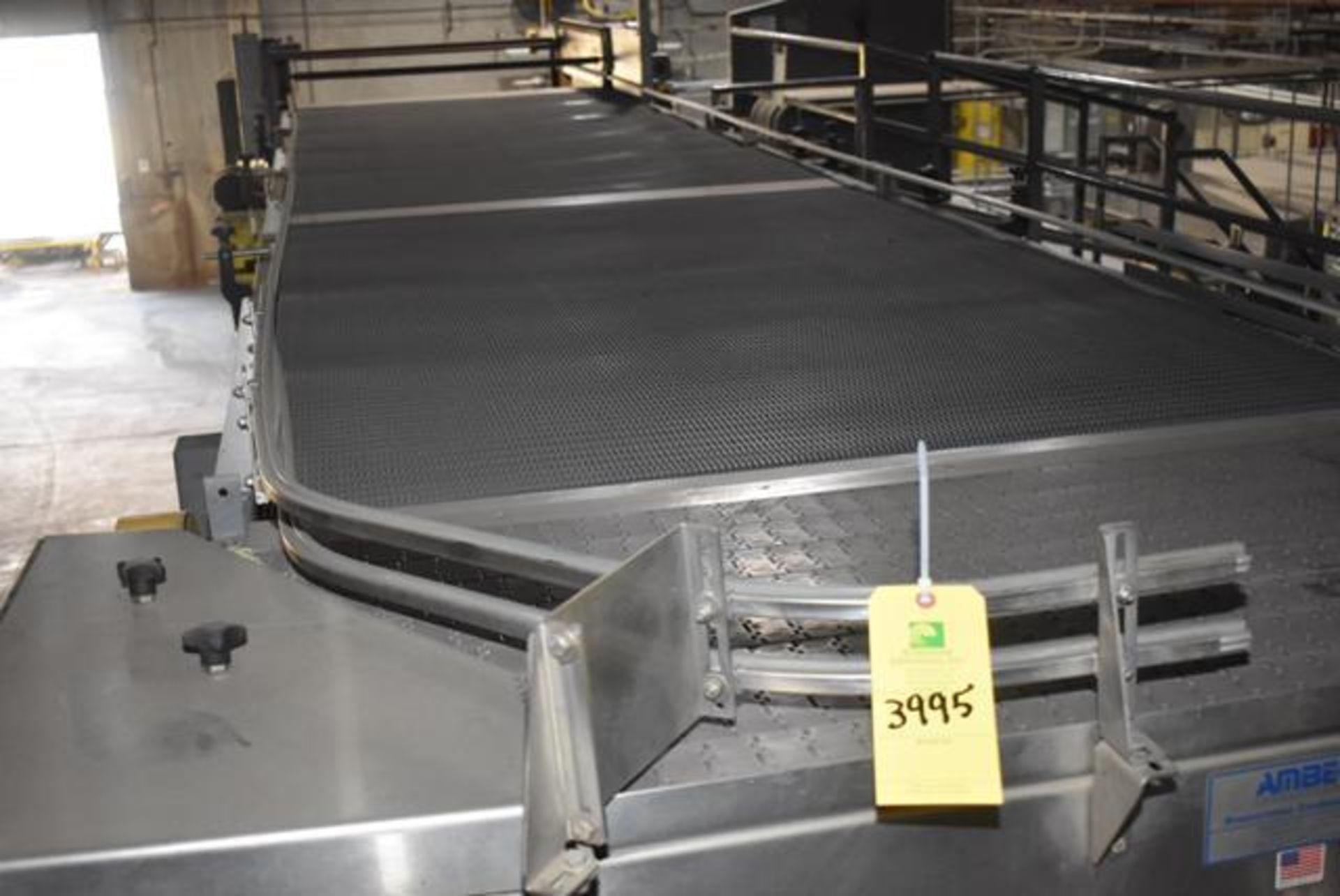 Ambec Jar Accumulation Table/Single Lane Jar System, Section One 60 in Wide x 18 ft Length,