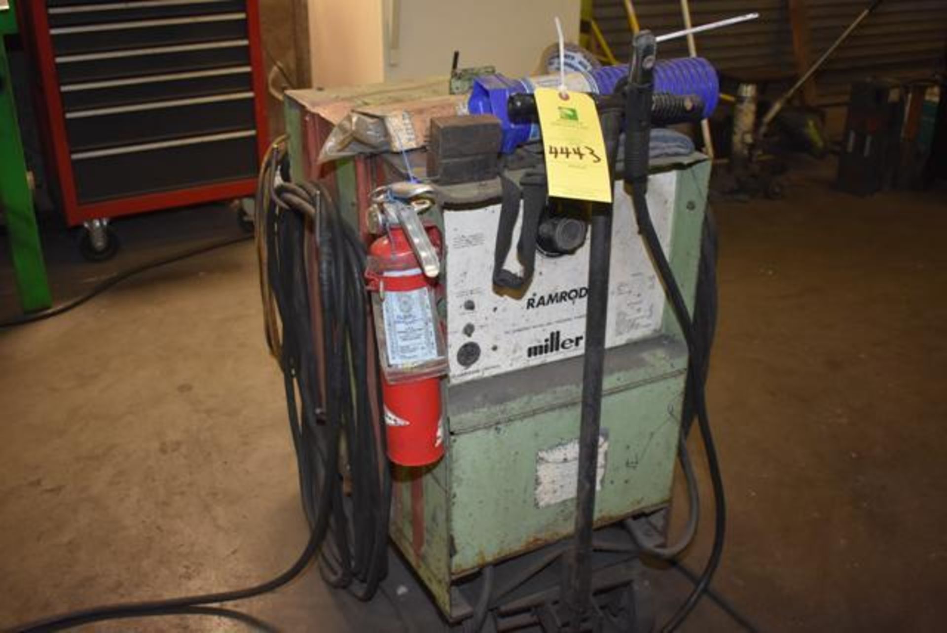 Miller Ramrod Welder, 4-Wheel Base, RIGGING FEE: $50