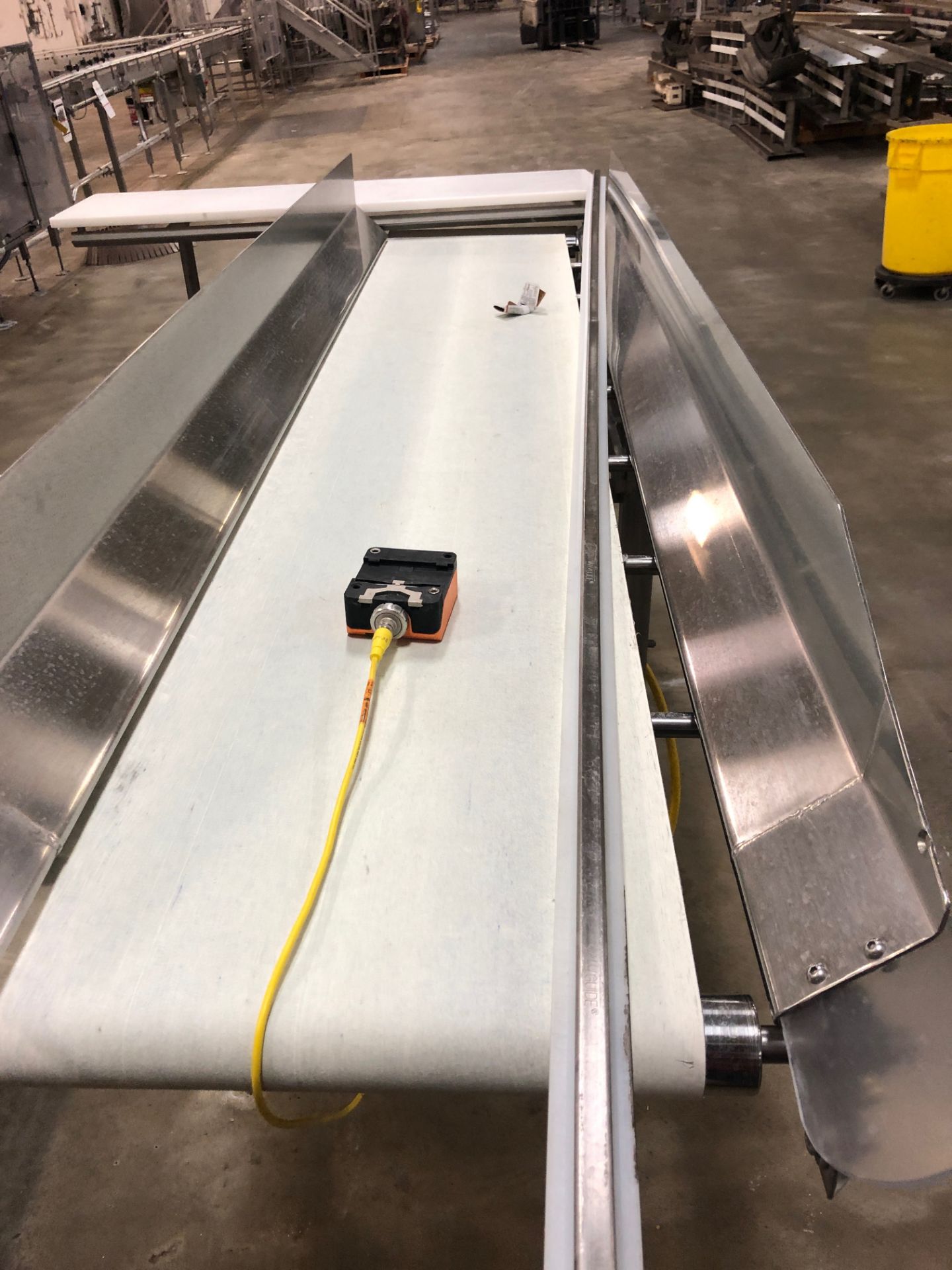 Motorized Belt Conveyor, 16" Wide Belt x 80" Length, 4-Wheel Base - Image 3 of 3