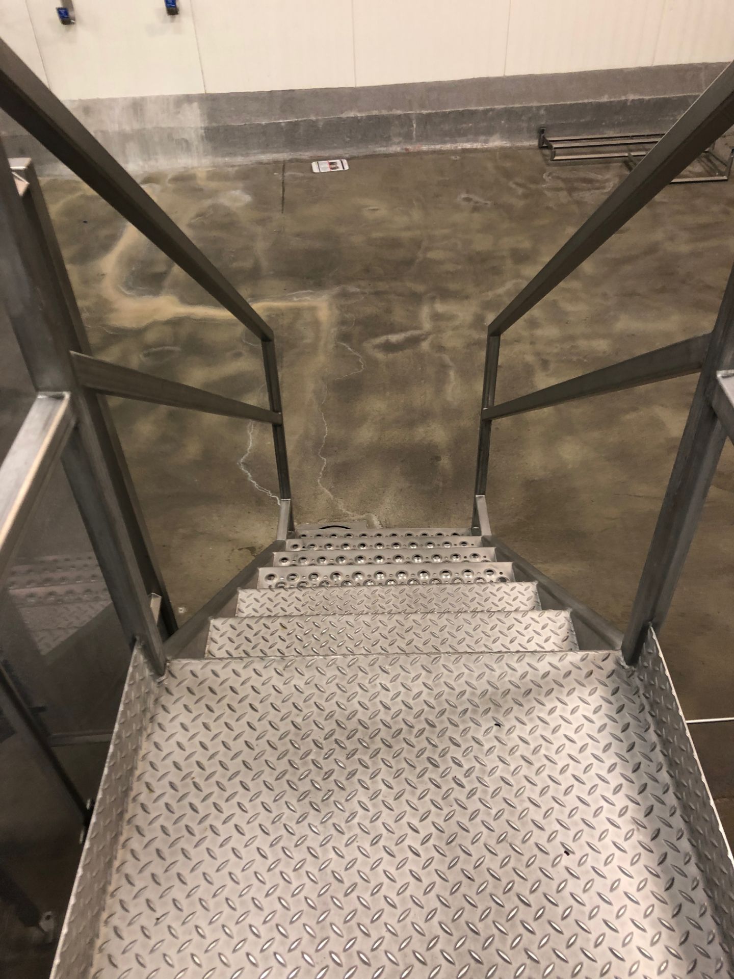 Stainless Steel Cross-Over Stairs - Image 2 of 2