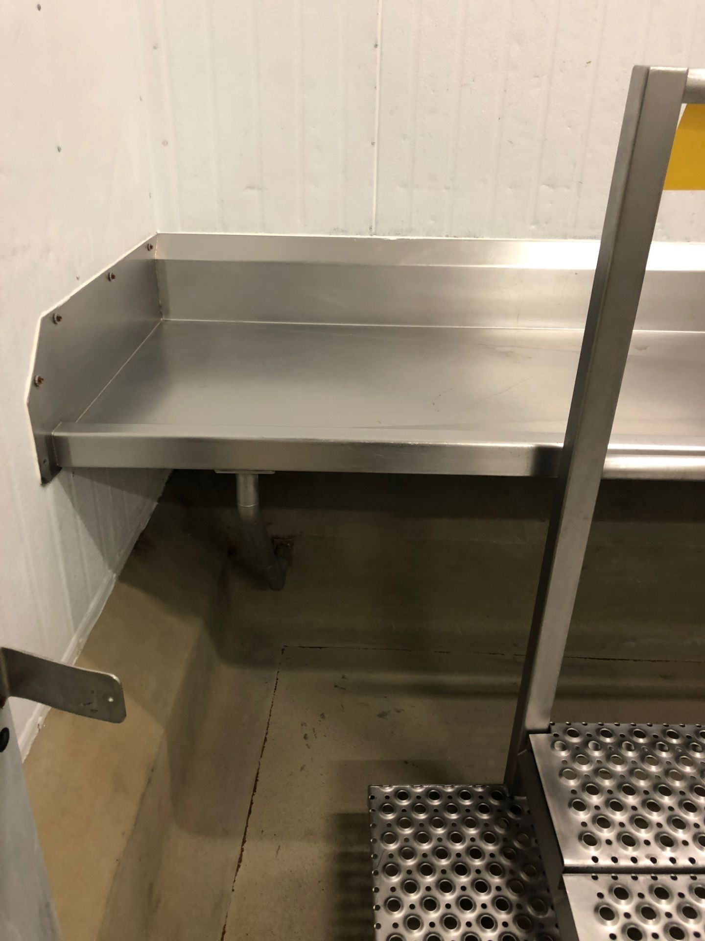 SS Drain Shelf 8' x 30" - Image 2 of 2