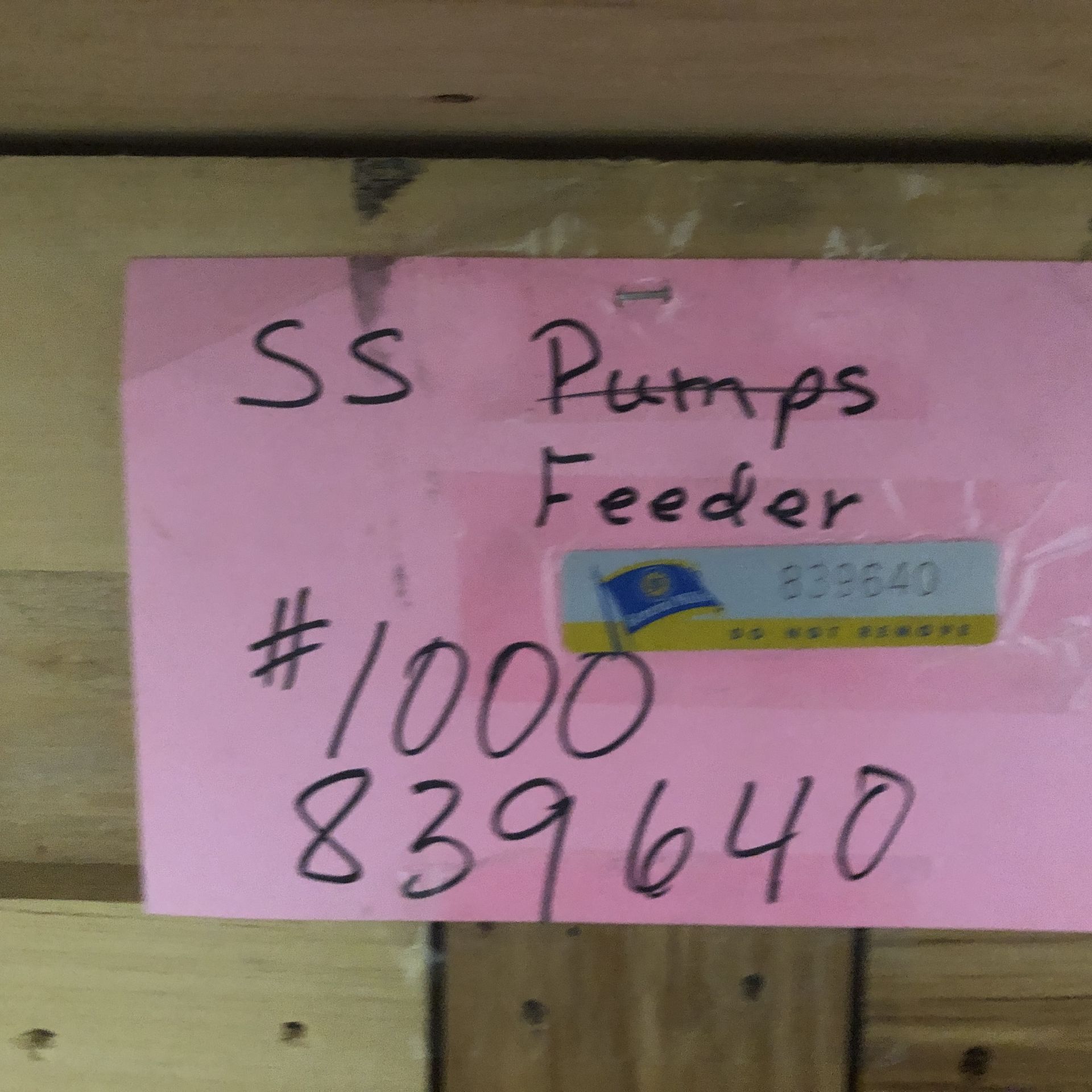 SS Metering Feeder, RIGGING FEE $200 - Image 2 of 4