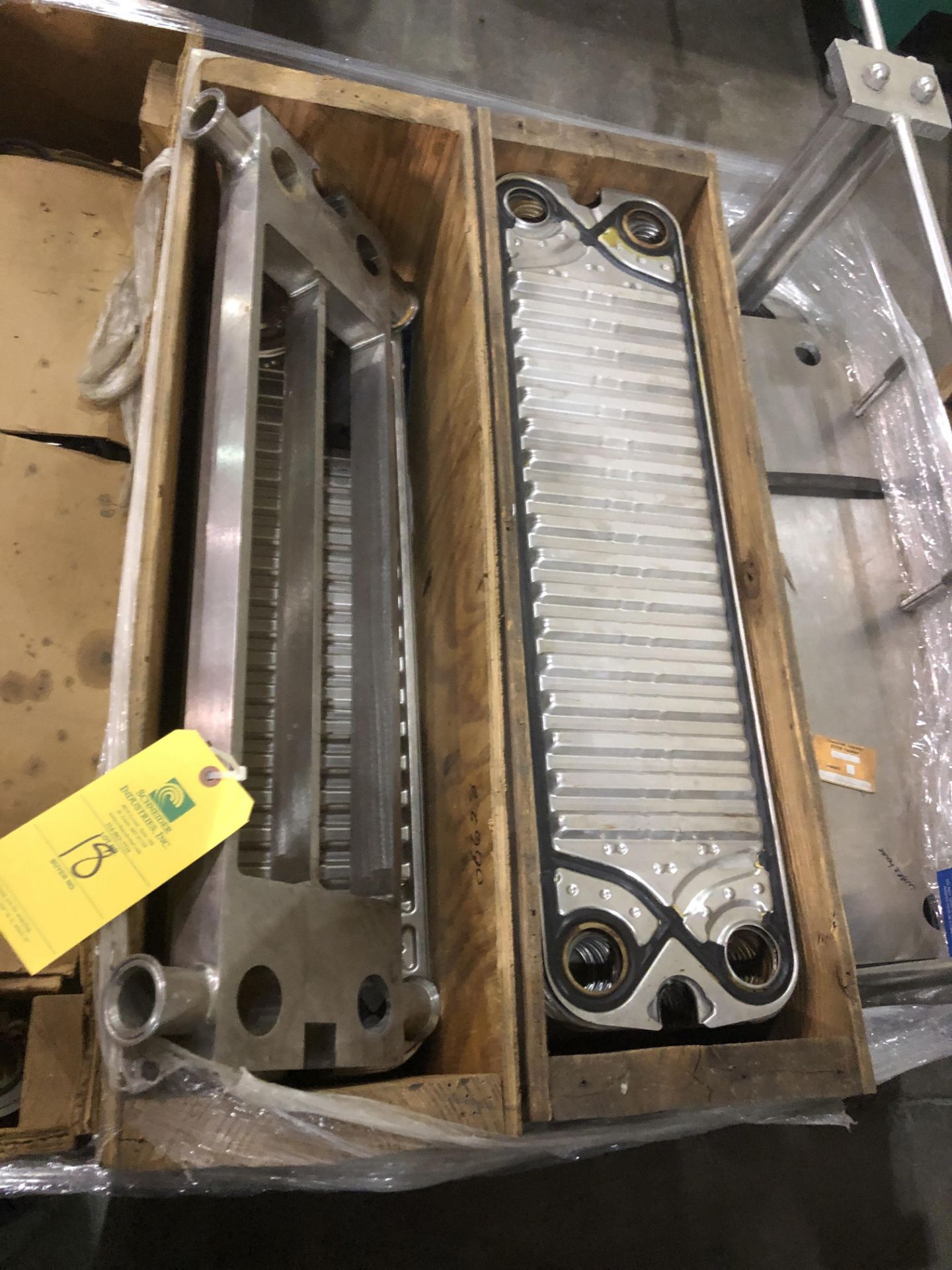 Chester Jensen Plate Heat Exchanger, RIGGING FEE $50 - Image 2 of 4