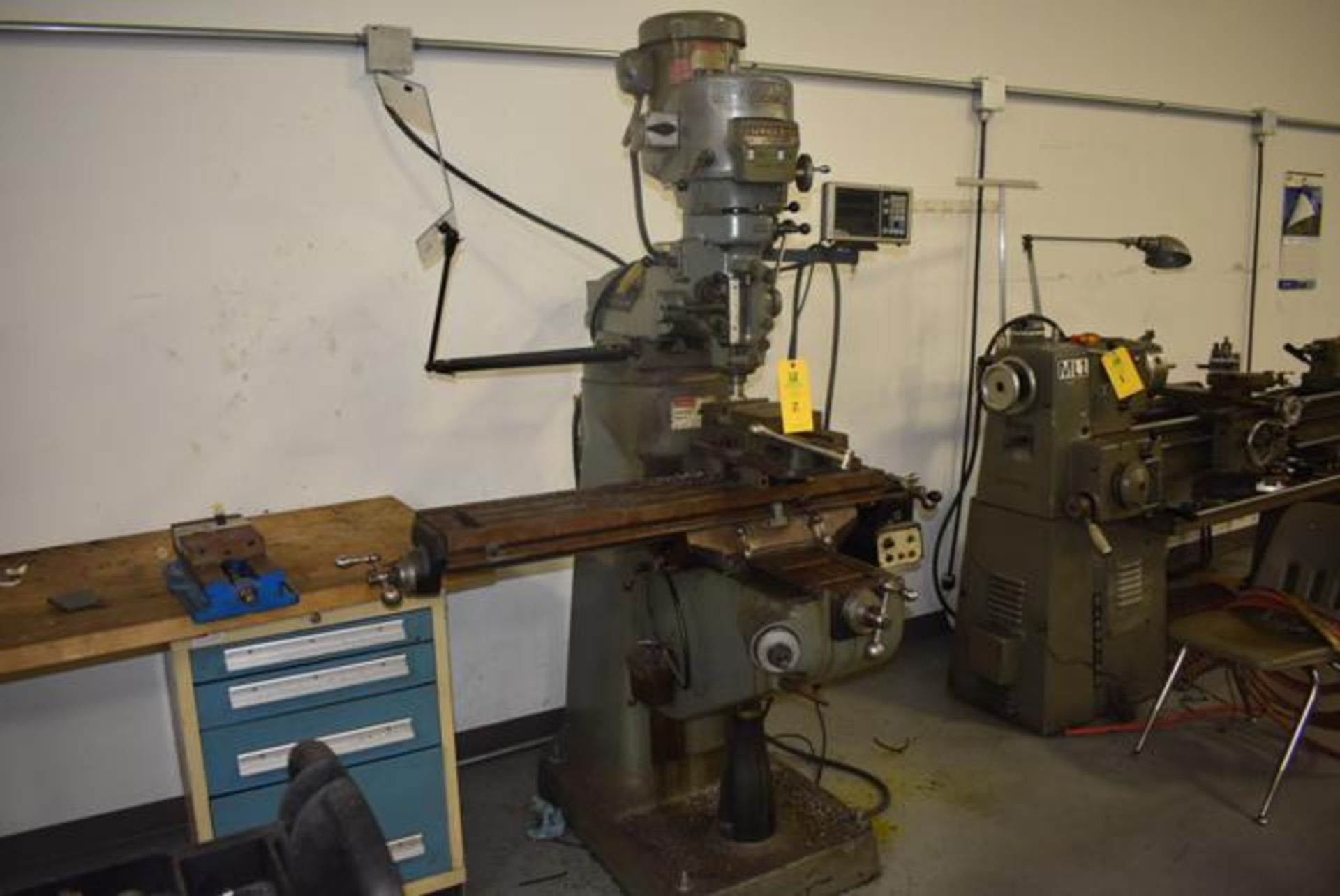 Bridgeport Series I Variable Speed Vertical milling Machine, 2HP Motor, 9 in. x 42 in. Table, - Image 2 of 2