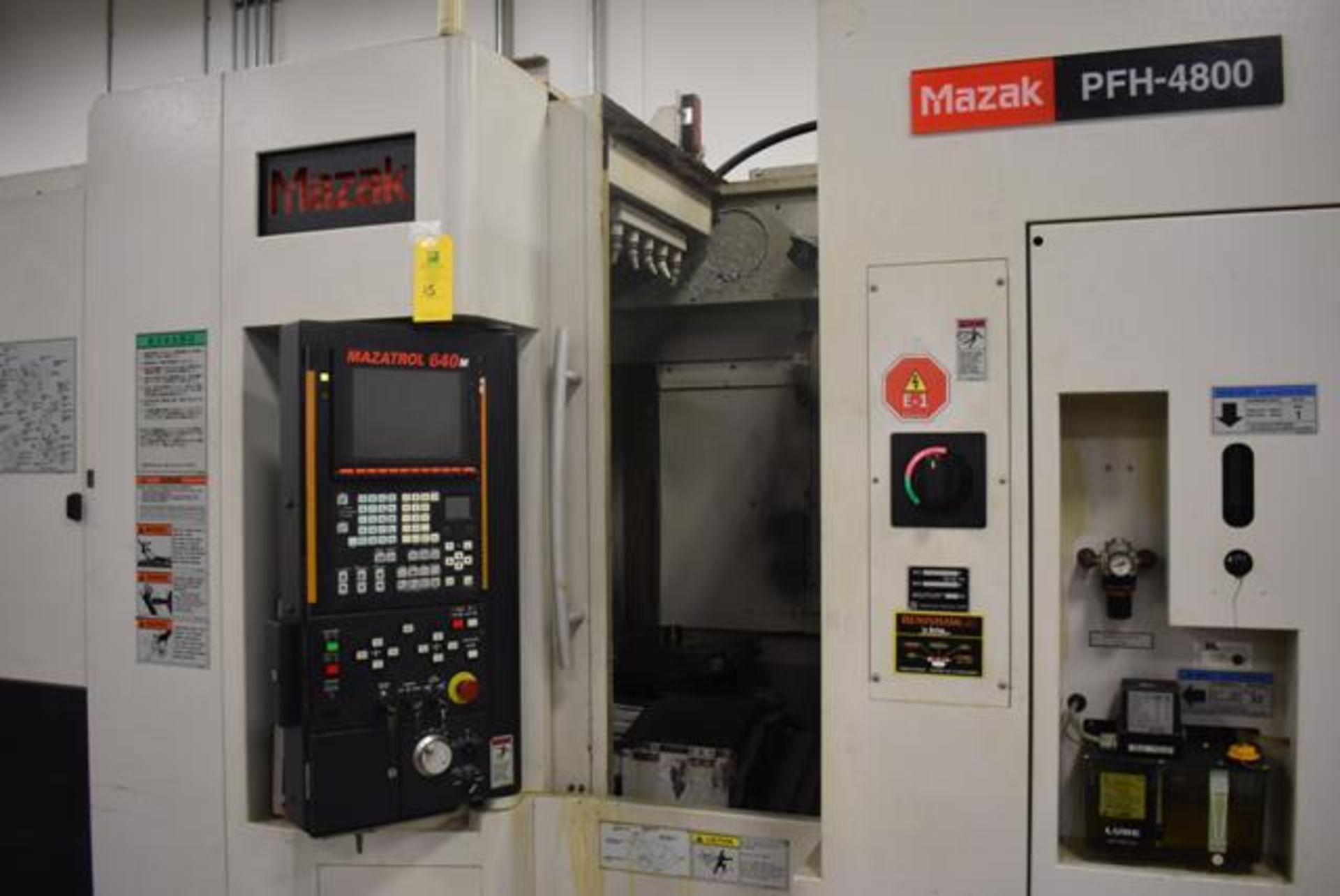 Mazak Model #PFH-4800 CNC Pallet Change Horizontal Machining Center, (2) Pallets Mazatrol 640M - Image 2 of 5