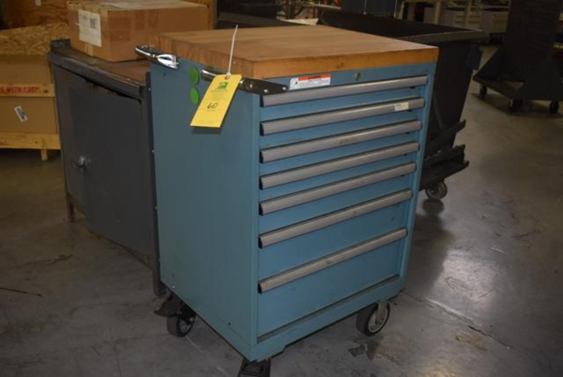 Lista 7 Drawer Tool Cabinet, 4-wheel Base