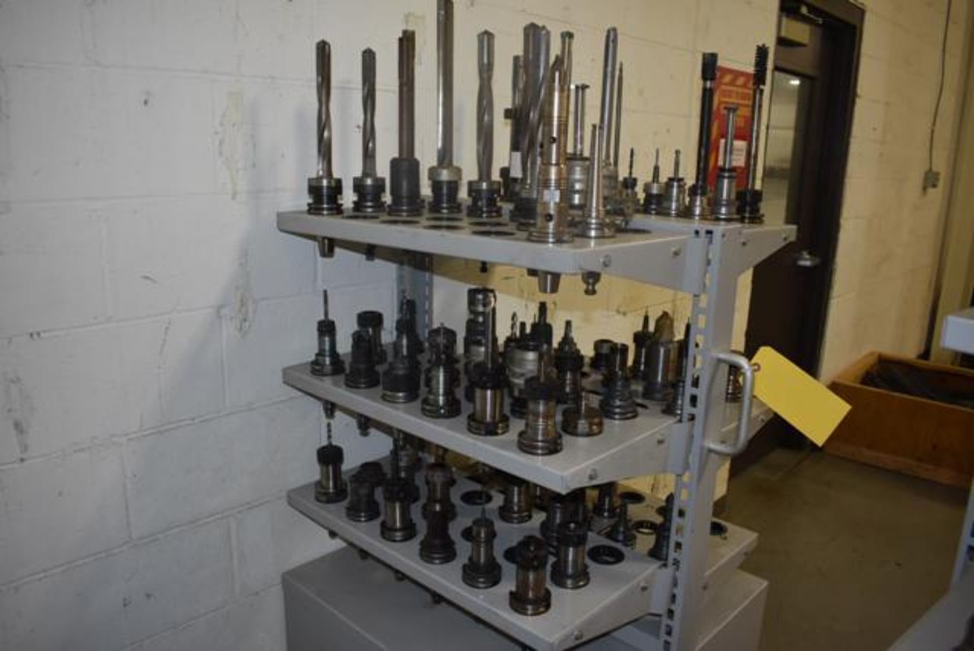 USA 4-wheel Tool Cart, Includes Contents (Approx. 100) Assorted CAT40 Tool Holders - Image 2 of 3