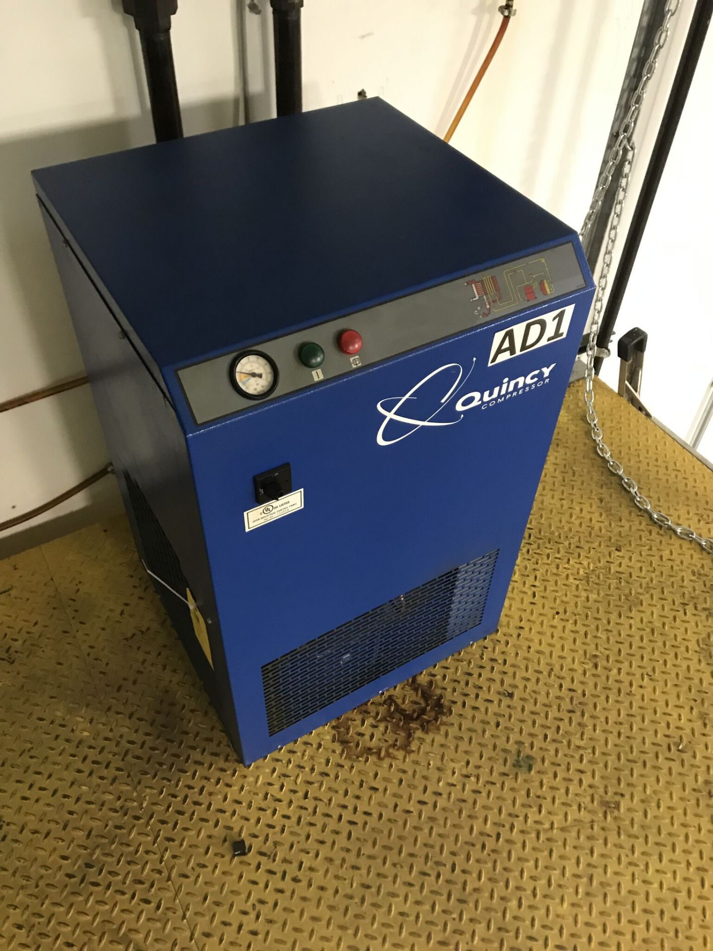 Quincy Air Dryer w/Filters, ID #AD1